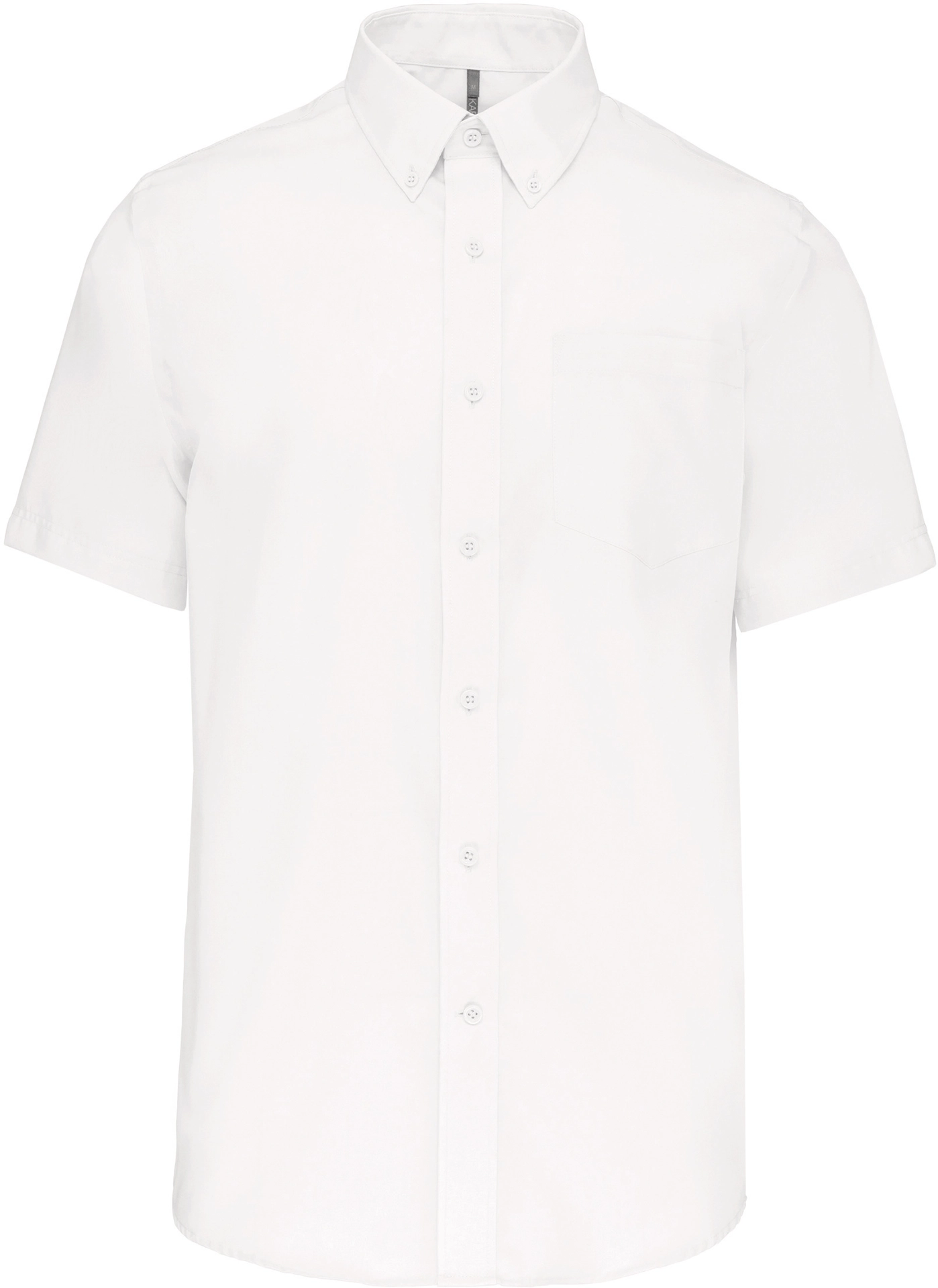 K539-hemd-kurzarm-buegelfrei-white-front-3 Kariban Hemd kurzarm bügelfrei