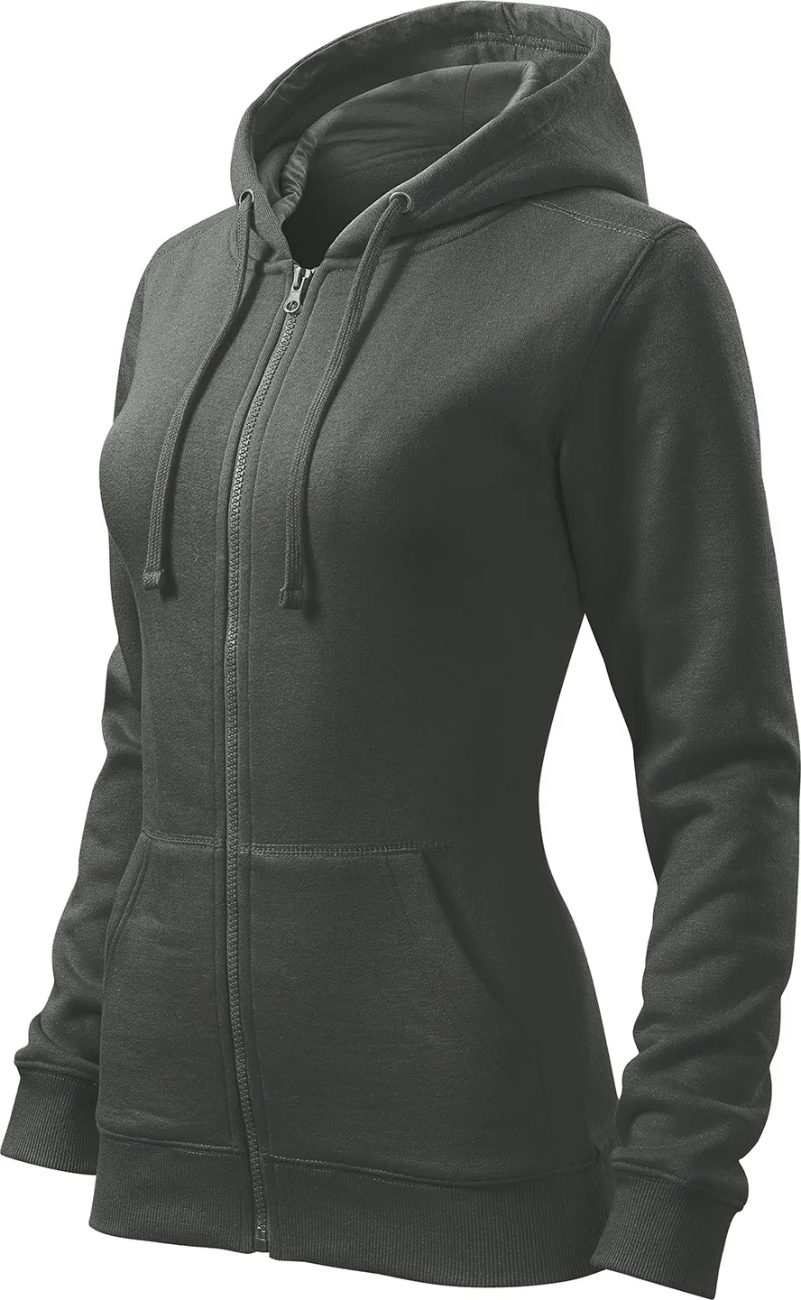 MALFINI Sweatshirt Damen Trendy Zipper 411