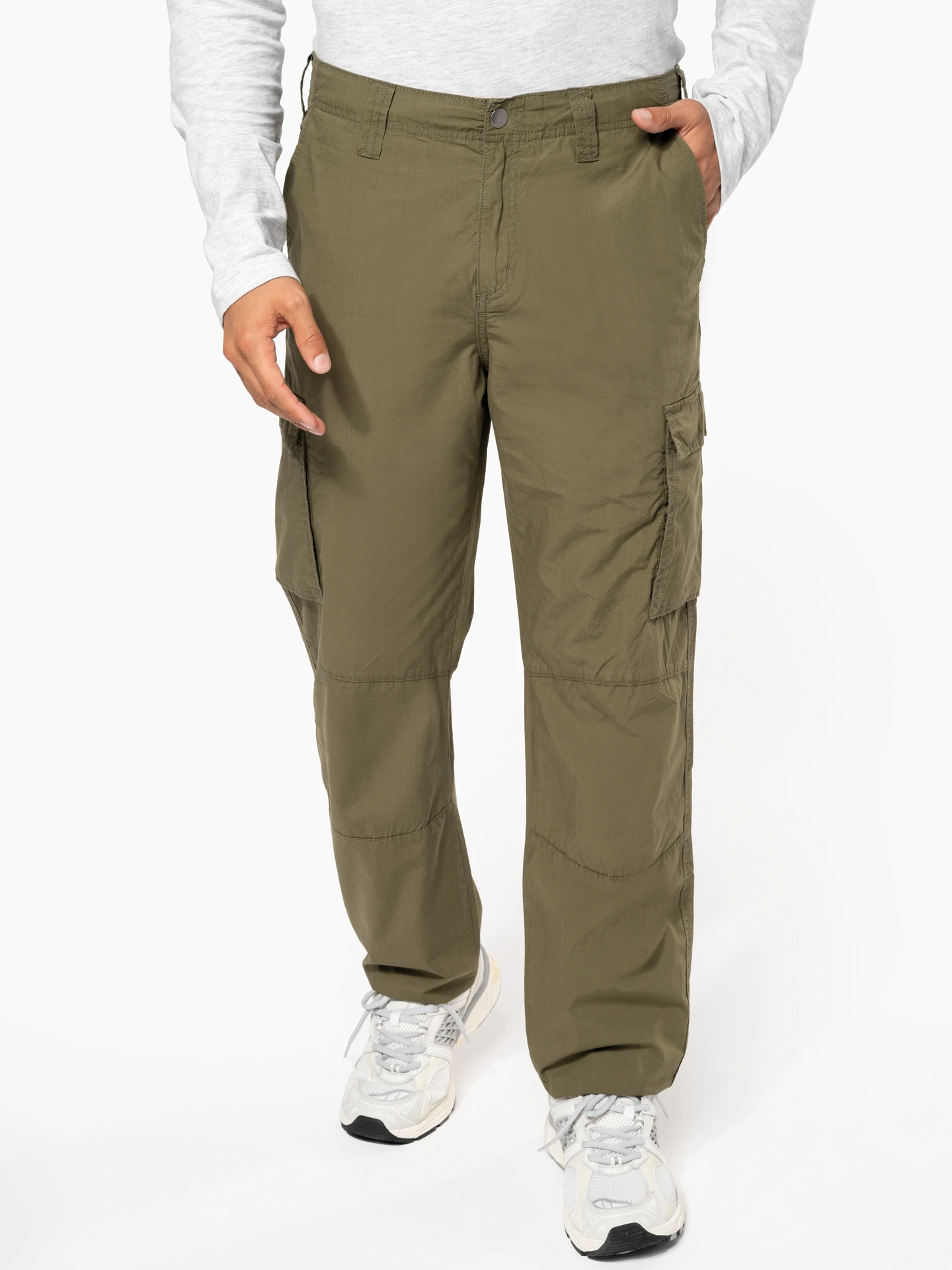 Kariban Leichte Herrenhose mit mehreren Taschen