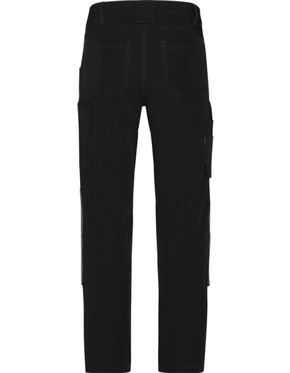 James & Nicholson Workwear Pants 4-Way Stretch Slim Line