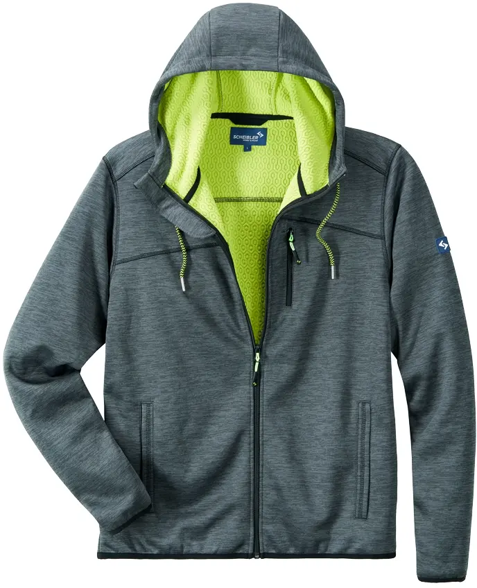 Scheibler Strick-Fleece-Hoodyjacke GOLDEGG