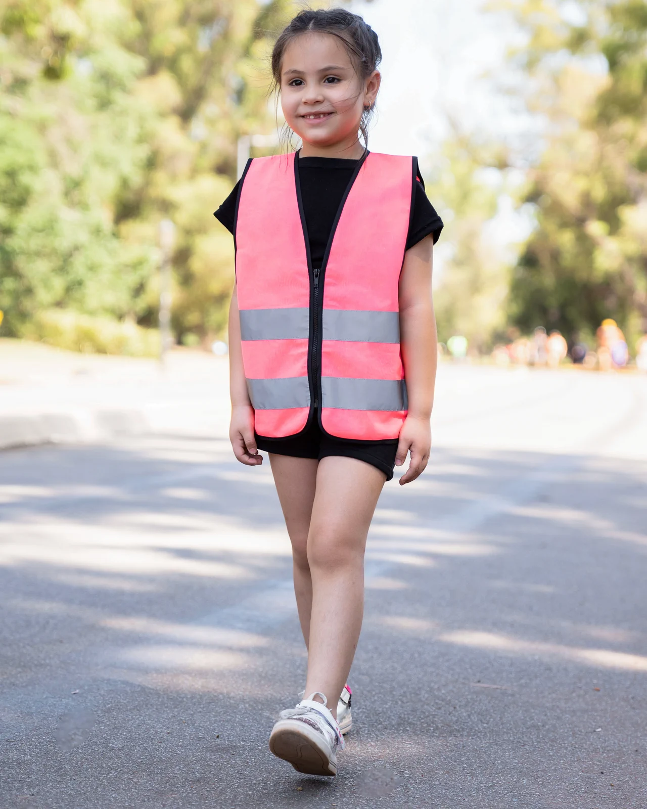 Korntex Kids´ Hi-Vis Safety Vest with Front Zipper Aalborg