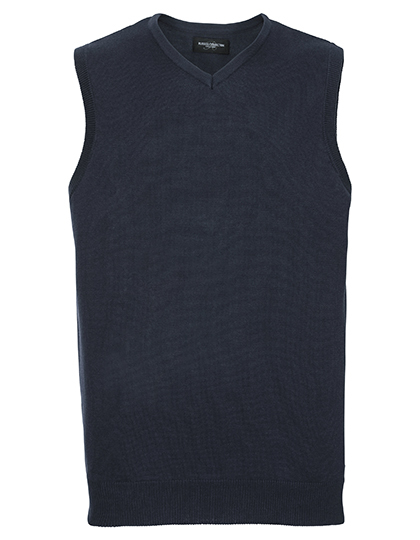 Russell V-Neck Sleeveless Knitted Pullover