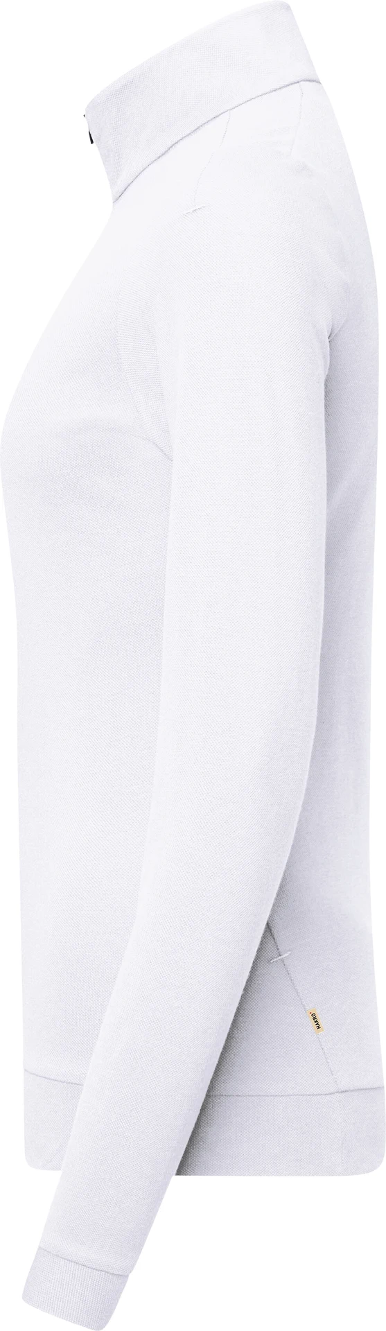 hakro-335-damen-zip-longsleeve-pique-mikralinar-eco-weiss-2 HAKRO Damen Zip-Longsleeve 335 Piqué MIKRALINAR® ECO