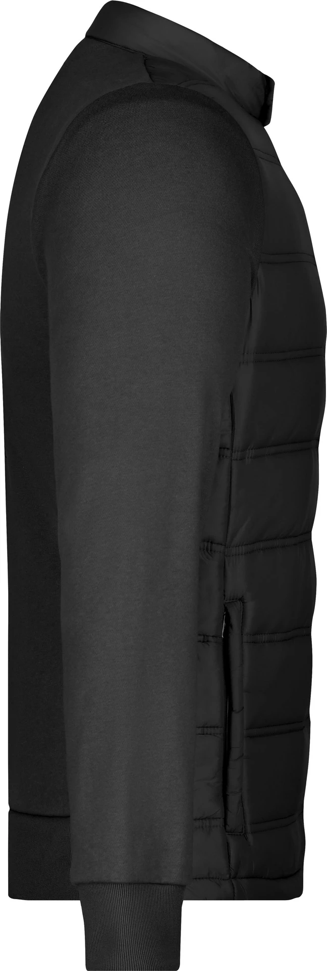 James & Nicholson Men's Hybrid Sweat Jacket