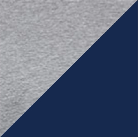 heather grey/navy