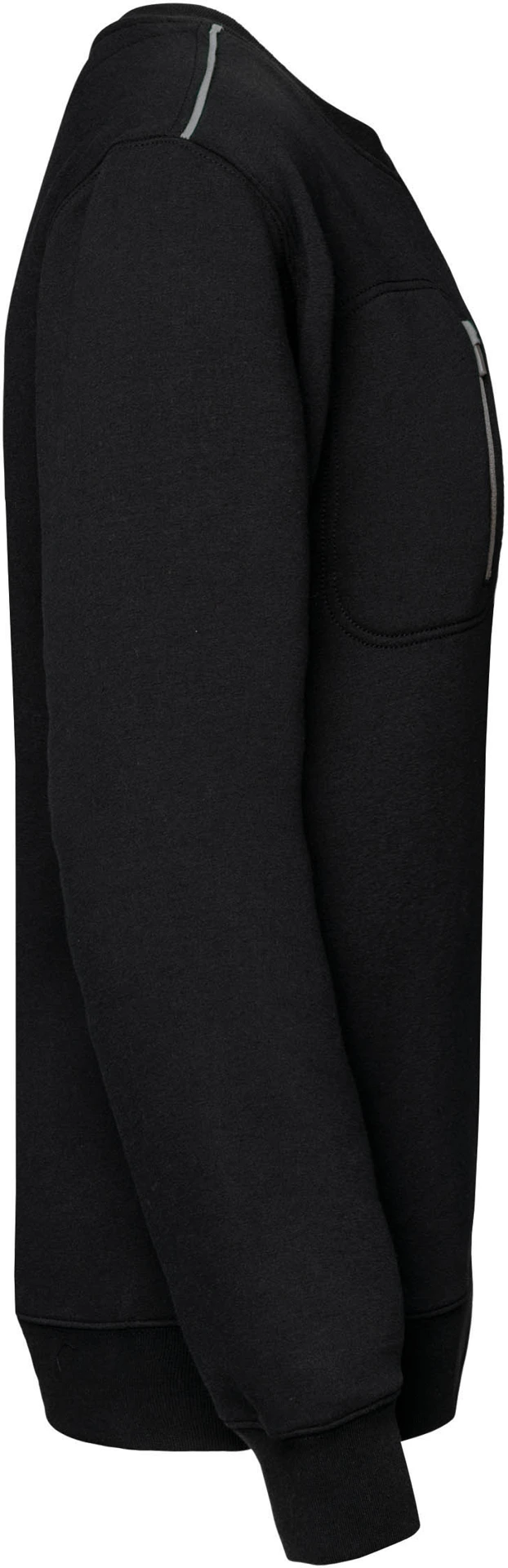 kariban-WK403-workwear-sweater-day-to-day-black-silver-right-5 Kariban Unisex Workwear Sweater "Day-to-Day"