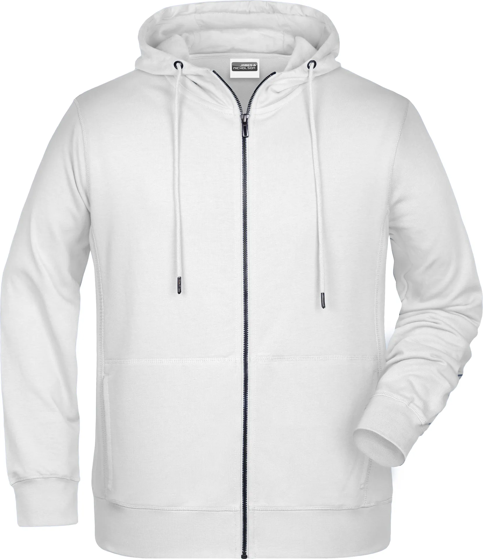 James & Nicholson Men`s Zip-Hoody