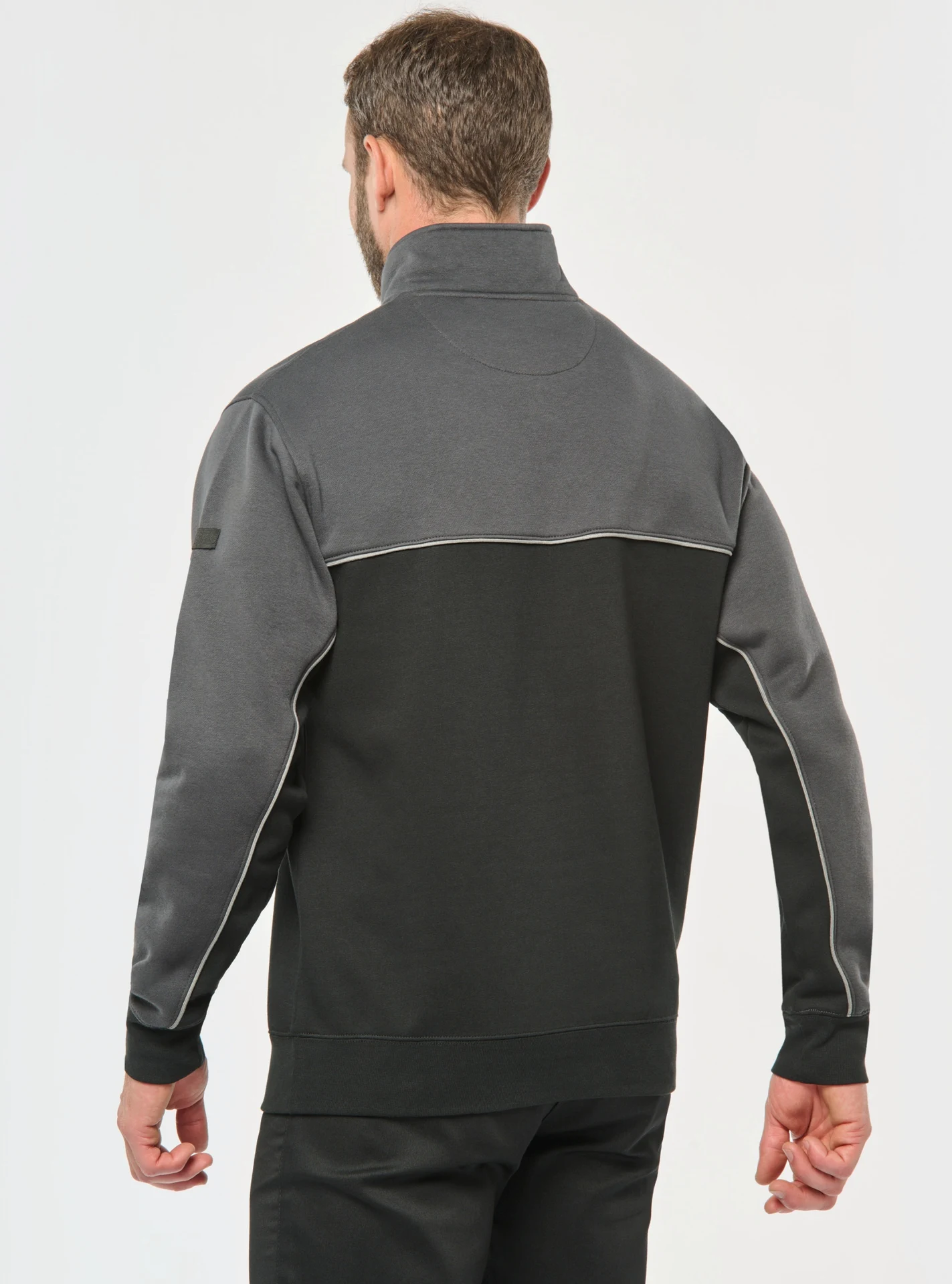 Kariban Unisex Workwear Sweater mit 1/4 Zip