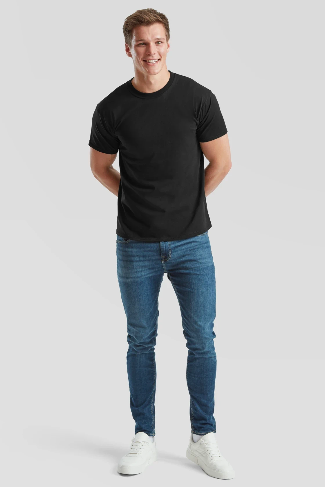 fruit-of-the-loom-61-044-0-super-premium-t-shirt-black-model-3 F.O.L. Super Premium T