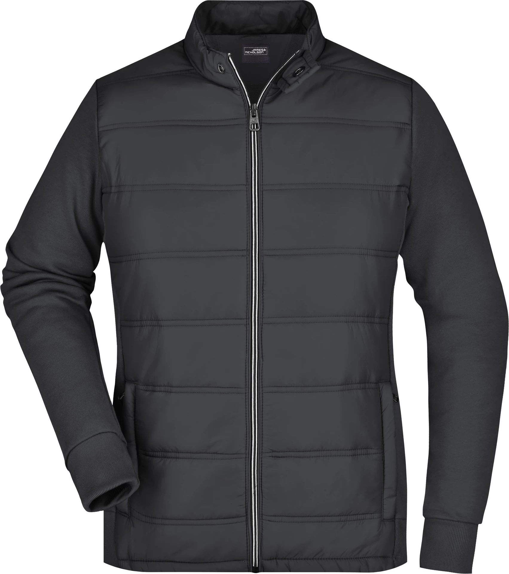 James & Nicholson Ladies Hybrid Sweat Jacket