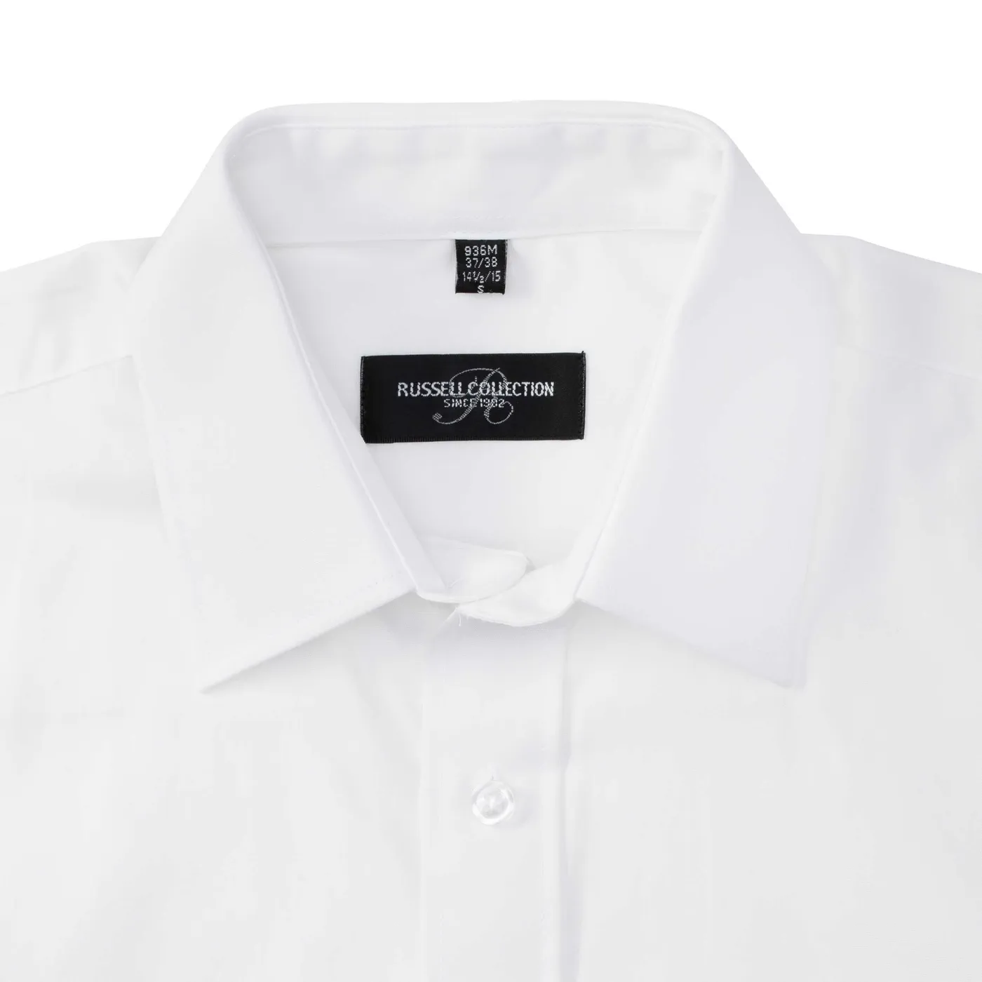 Russell Men's Long Sleeve Pure Cotton Easy Care Poplin Shirt