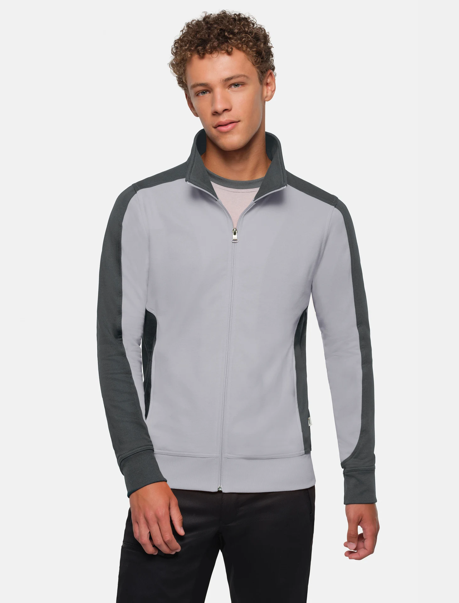 HAKRO Sweatjacke 477 Contrast Mikralinar®