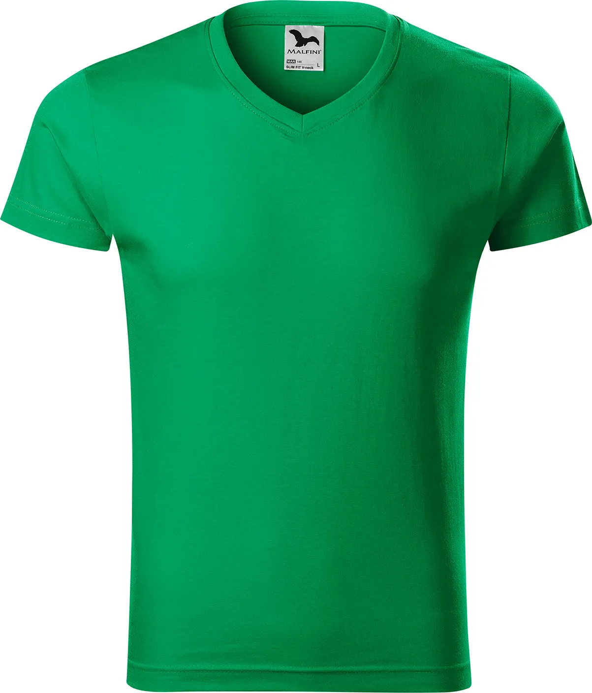 MALFINI T-Shirt Slim Fit V-Neck 146