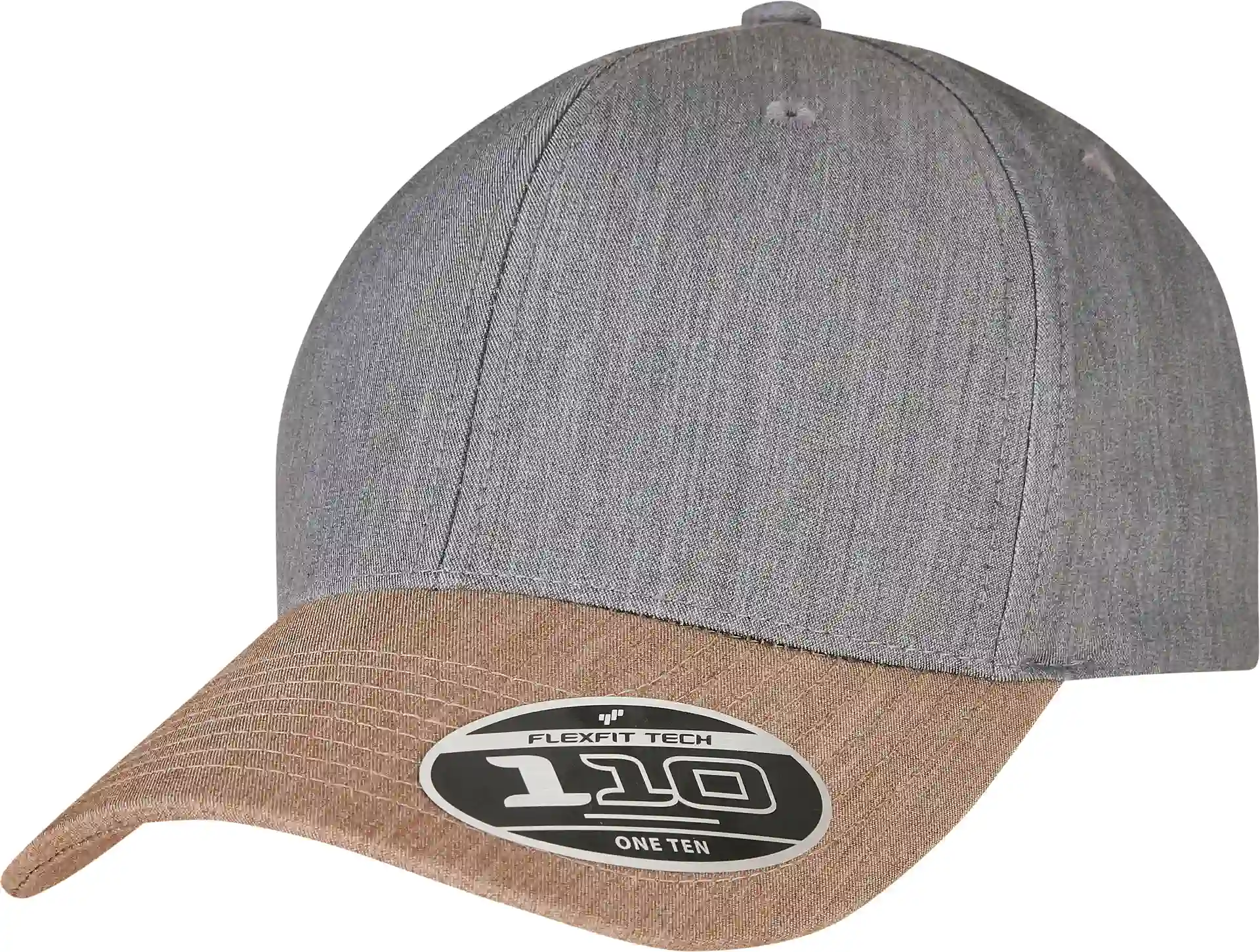 flexfit-110mm-melange-mix-cap-grey-khaki-front-1 FLEXFIT 110 Melange Mix Cap