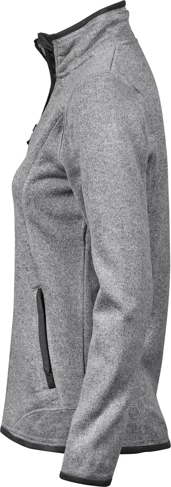 tee-jays-9616-womens-outdoor-fleece-jacket-greymelange-left-2 Tee Jays Ladies` Outdoor Fleece Jacket