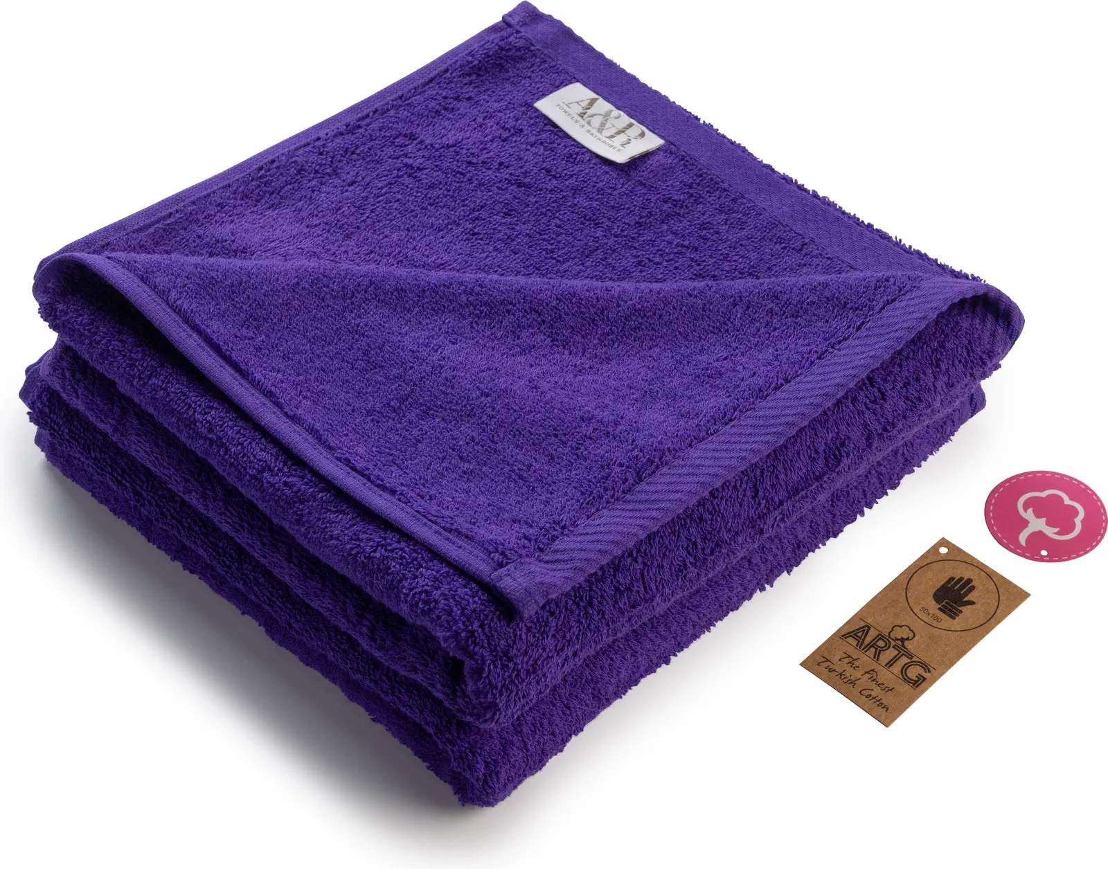 artg-ar035-fashion-hand-towel-purple-front-1 ARTG Fashion Hand Towel