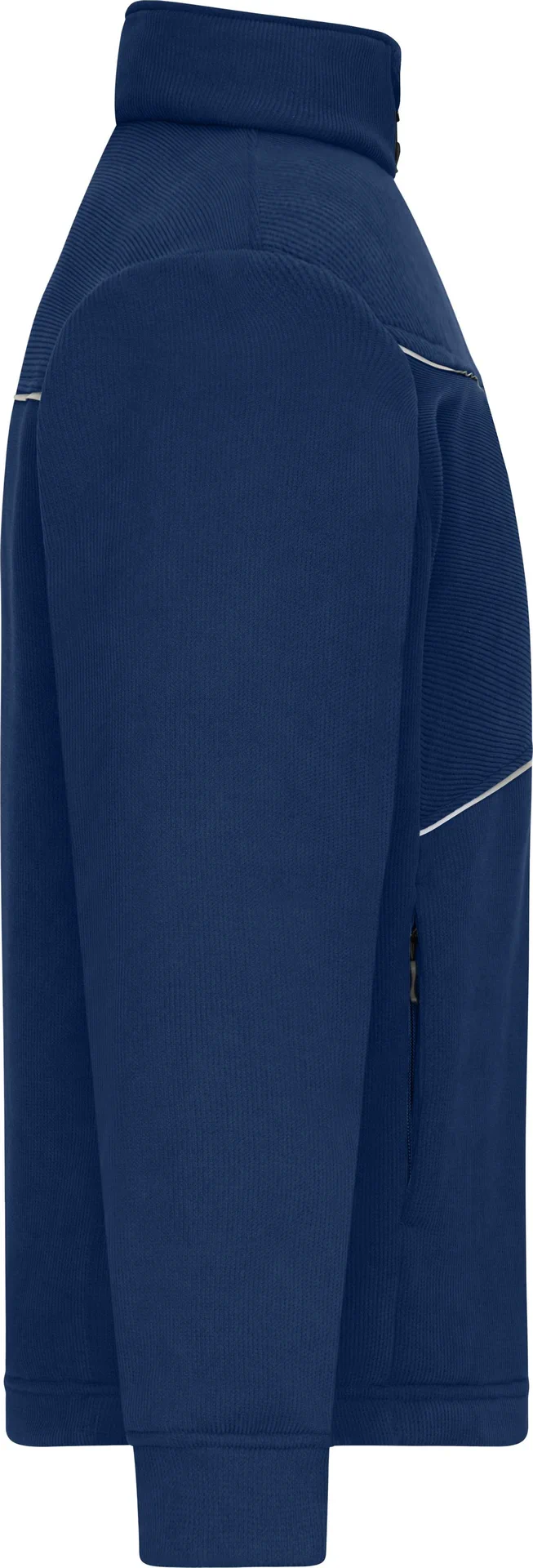 James & Nicholson Fleece Jacket - Corduroy Look