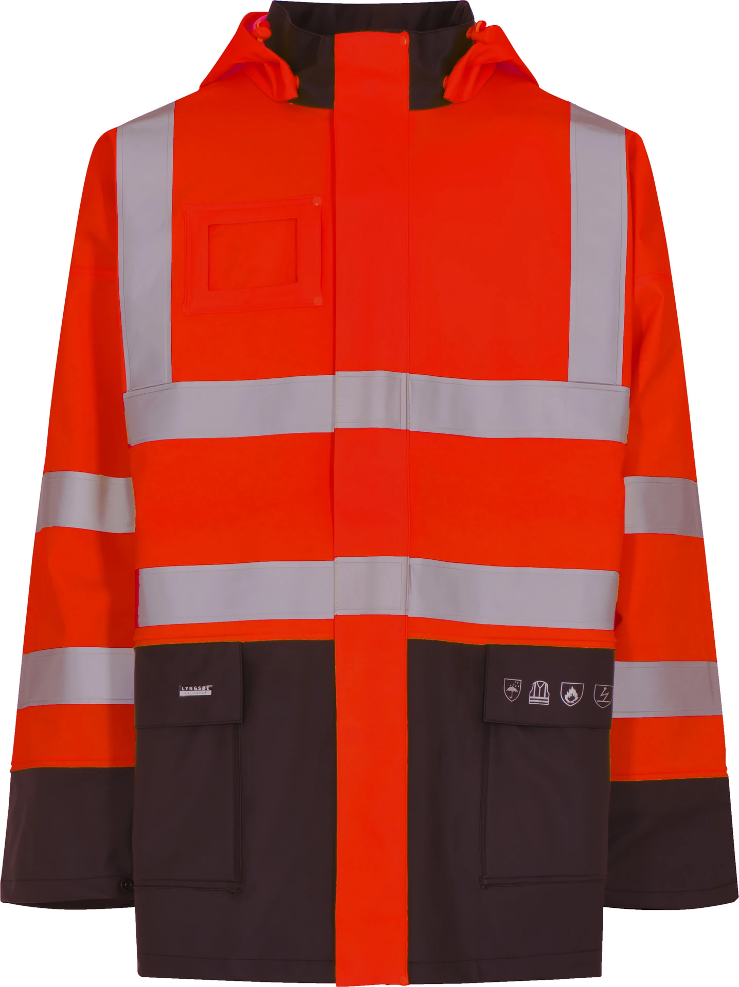Lyngsøe FR-LR6025 Flammhemmende Hi-Vis Regenjacke