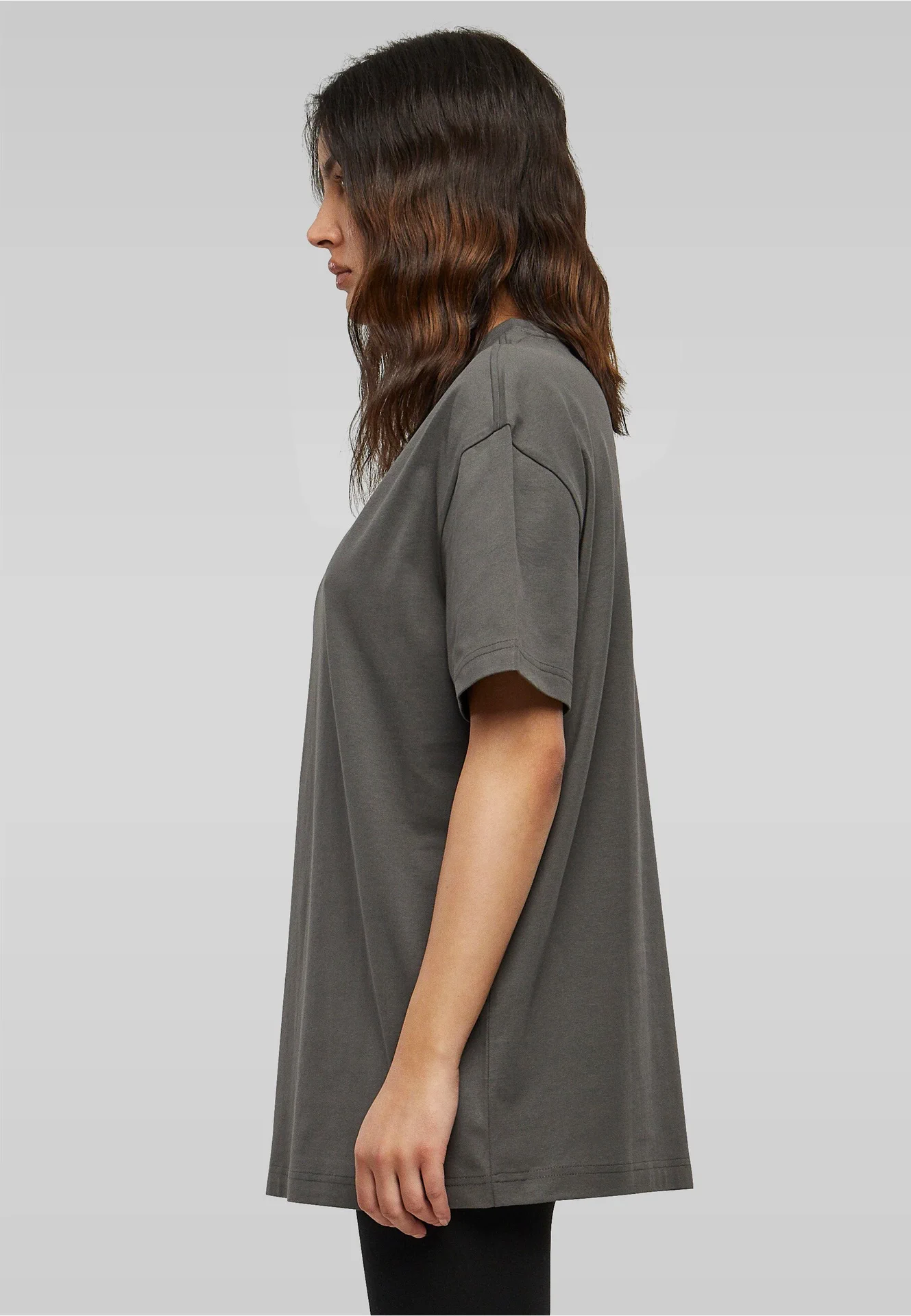 Build Your Brand Ladies Oversized Boyfriend Tee