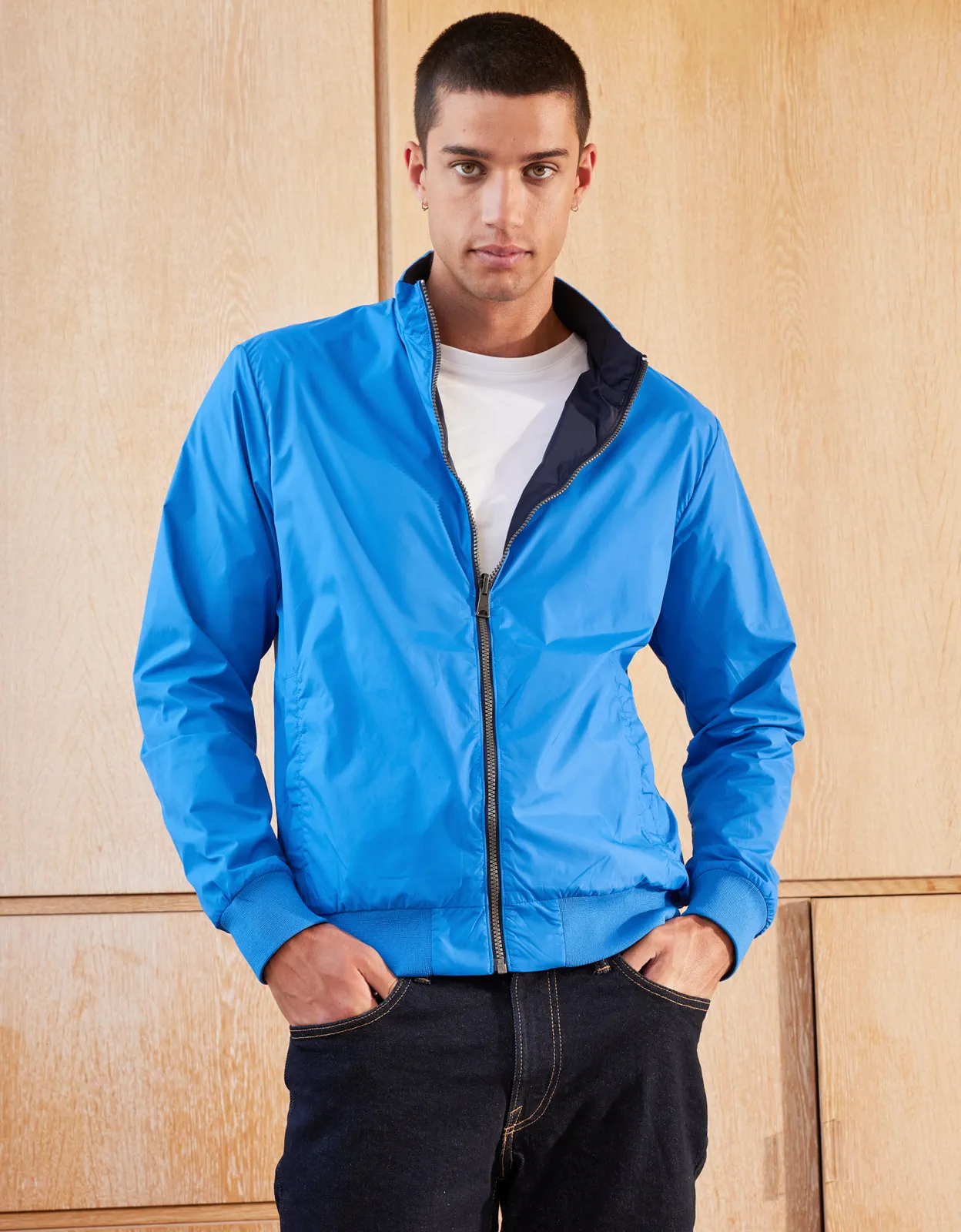 jn1336-mens-blouson-model-0 James & Nicholson Men´s Reversible Blouson