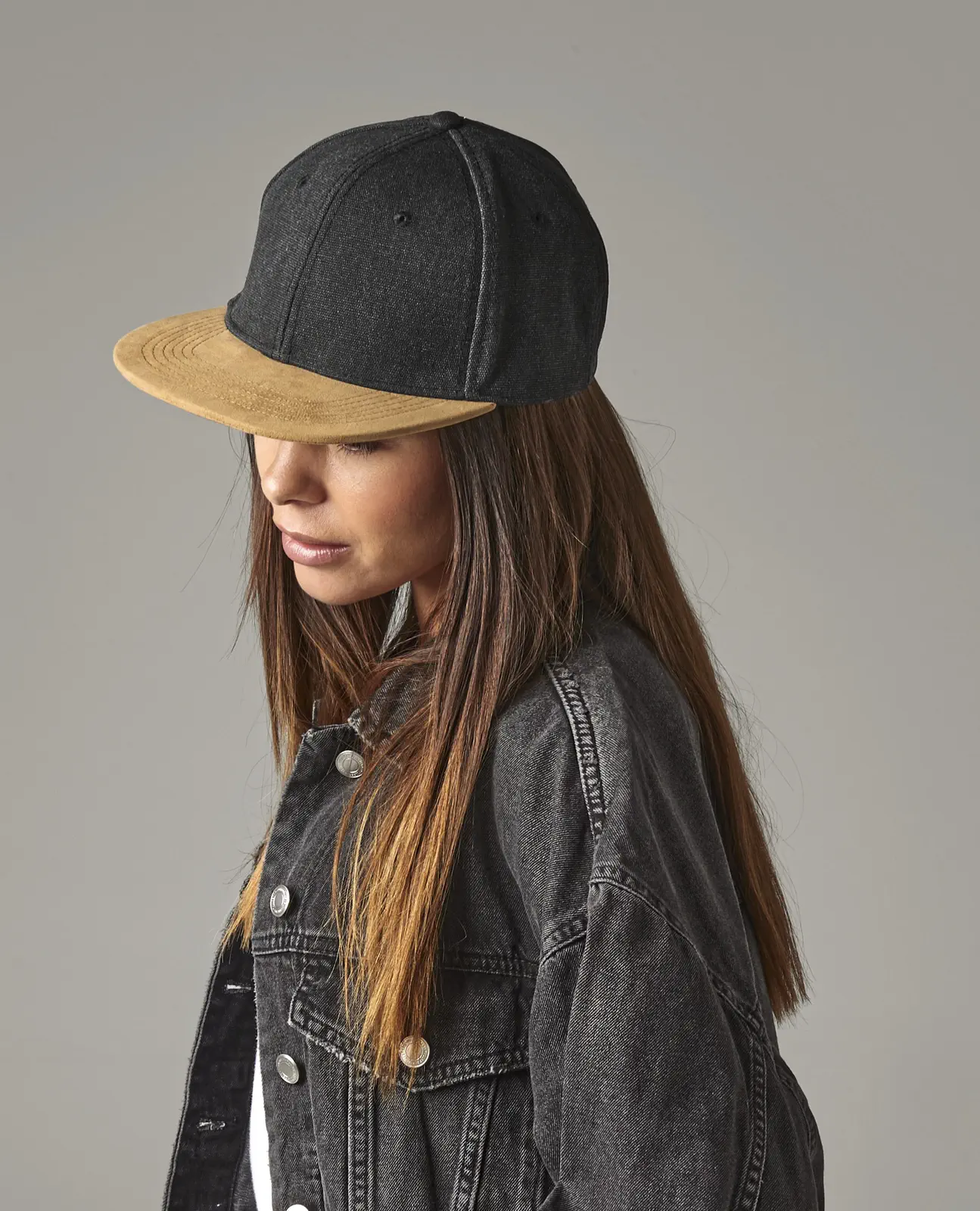 Beechfield Suede Peak Snapback