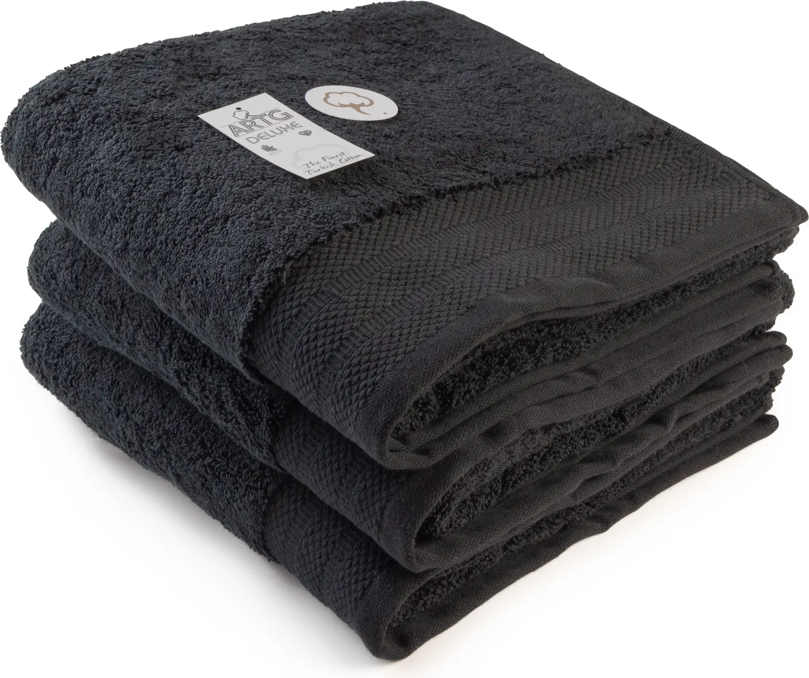 artg-ar603-hand-towel-excellent-deluxe-veryblack-front-1 ARTG Hand Towel Excellent Deluxe