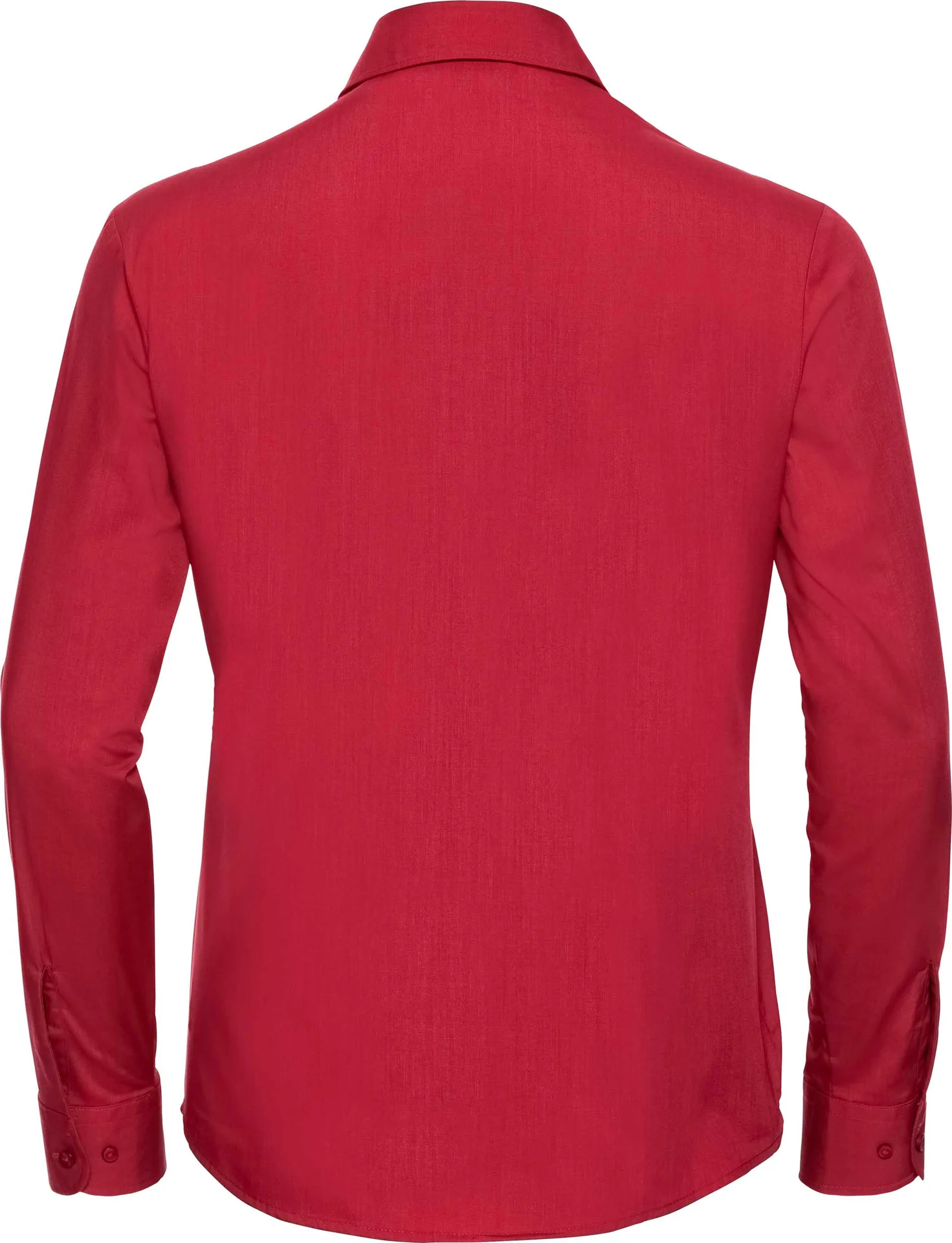 Russell Ladies Long Sleeve Polycotton Easy Care Poplin Shirt