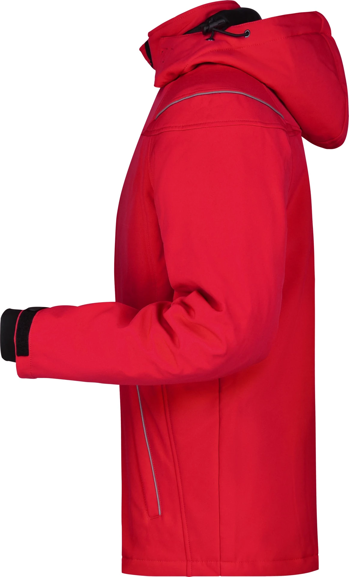 jn1000-mens-winter-softshell-jacket-red-left-4 James & Nicholson Men's Winter Softshell Jacket