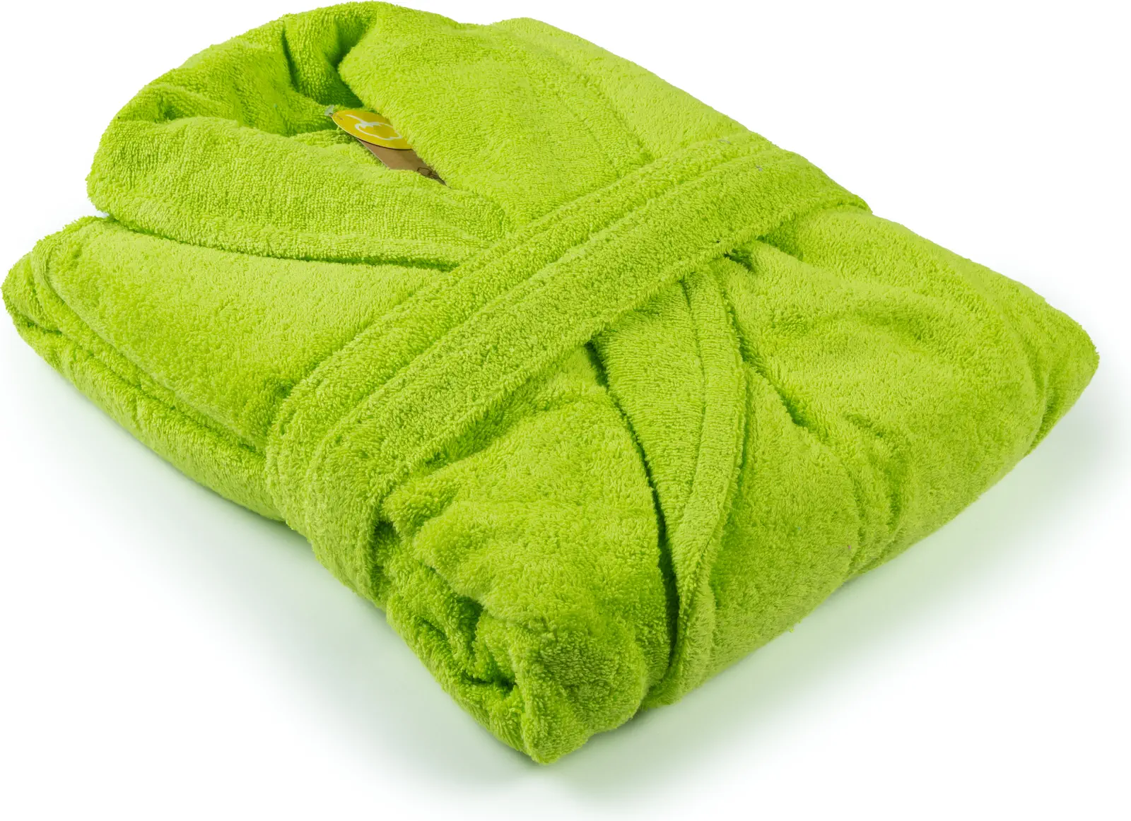 artg-ar025-bathrobe-shawl-collar-limegreen-front-1 ARTG Bathrobe Shawl Collar