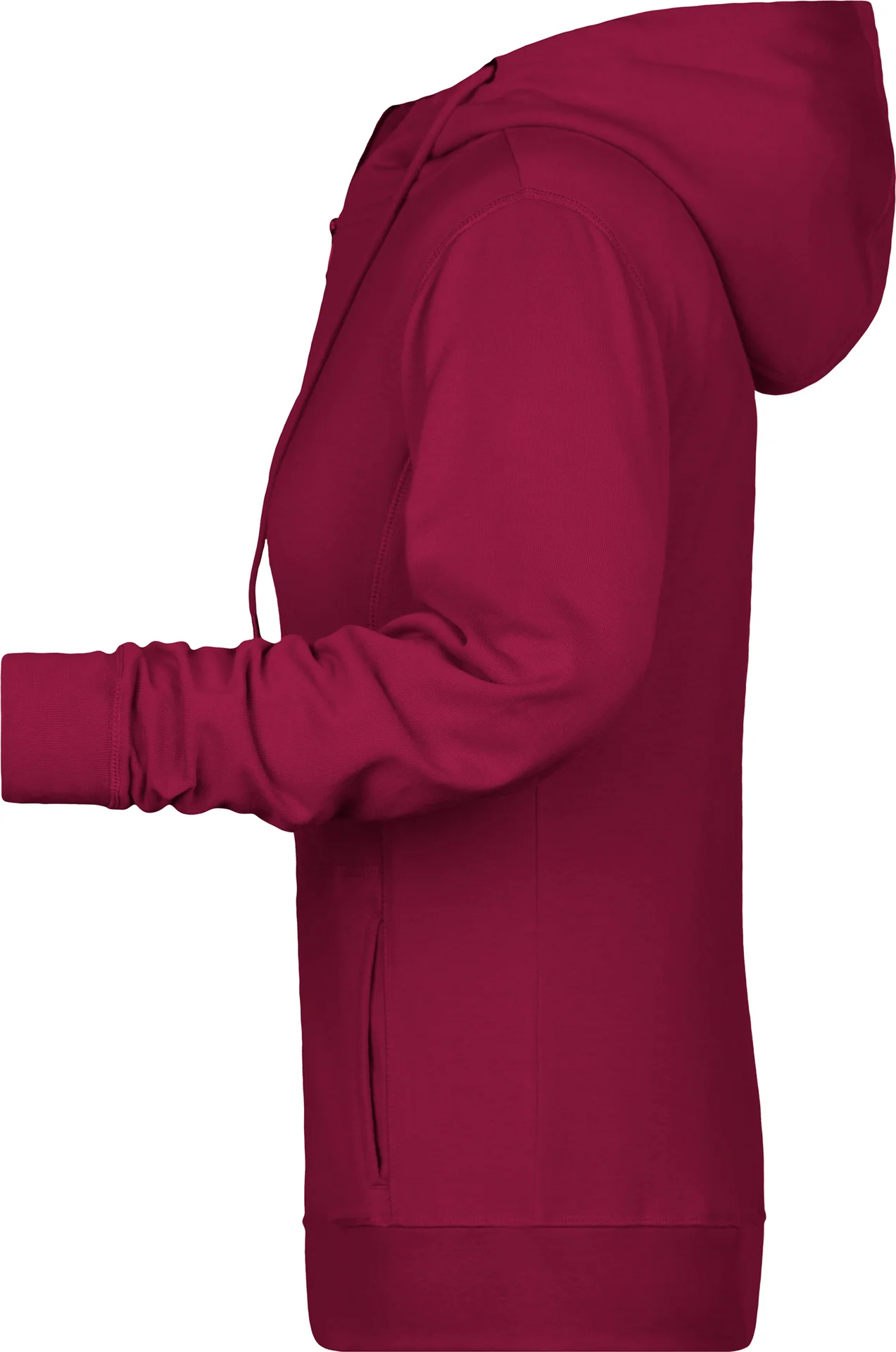 James & Nicholson Ladies Zip-Hoody