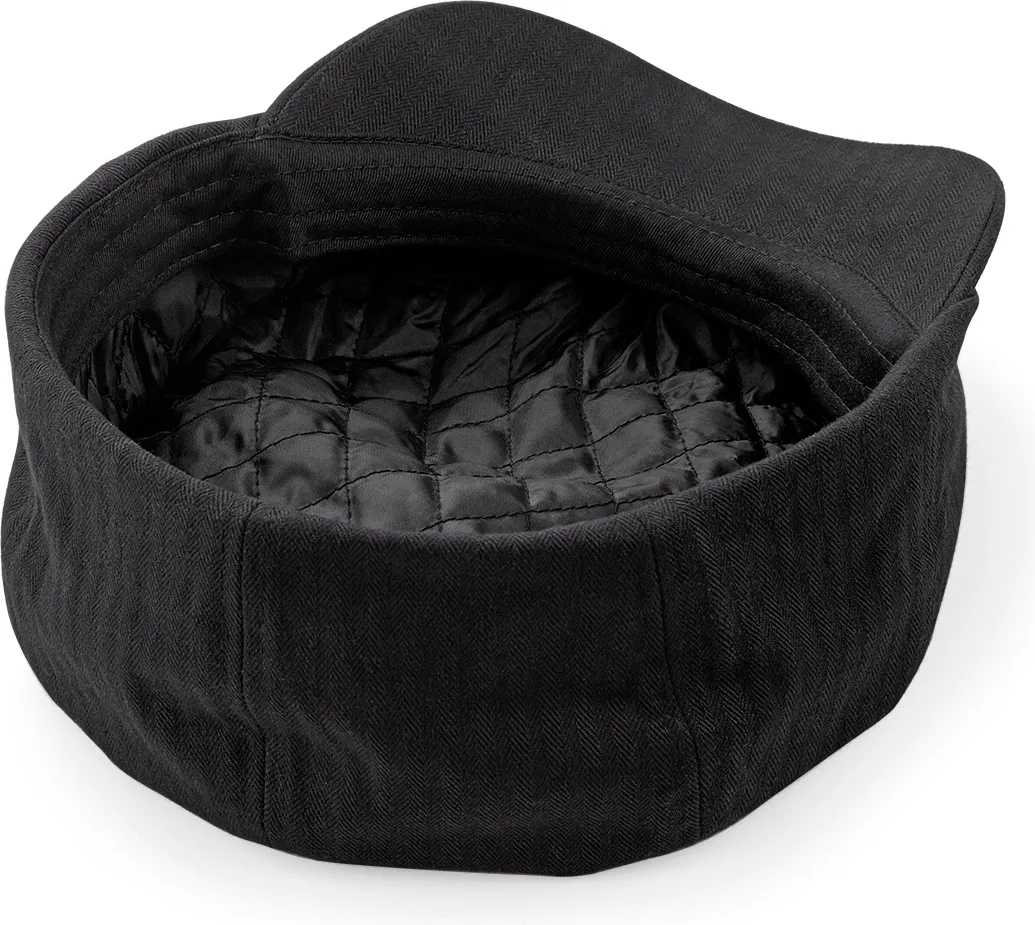 beechfield-b624-newsboy-cap-black-detail-5 Beechfield Newsboy Cap