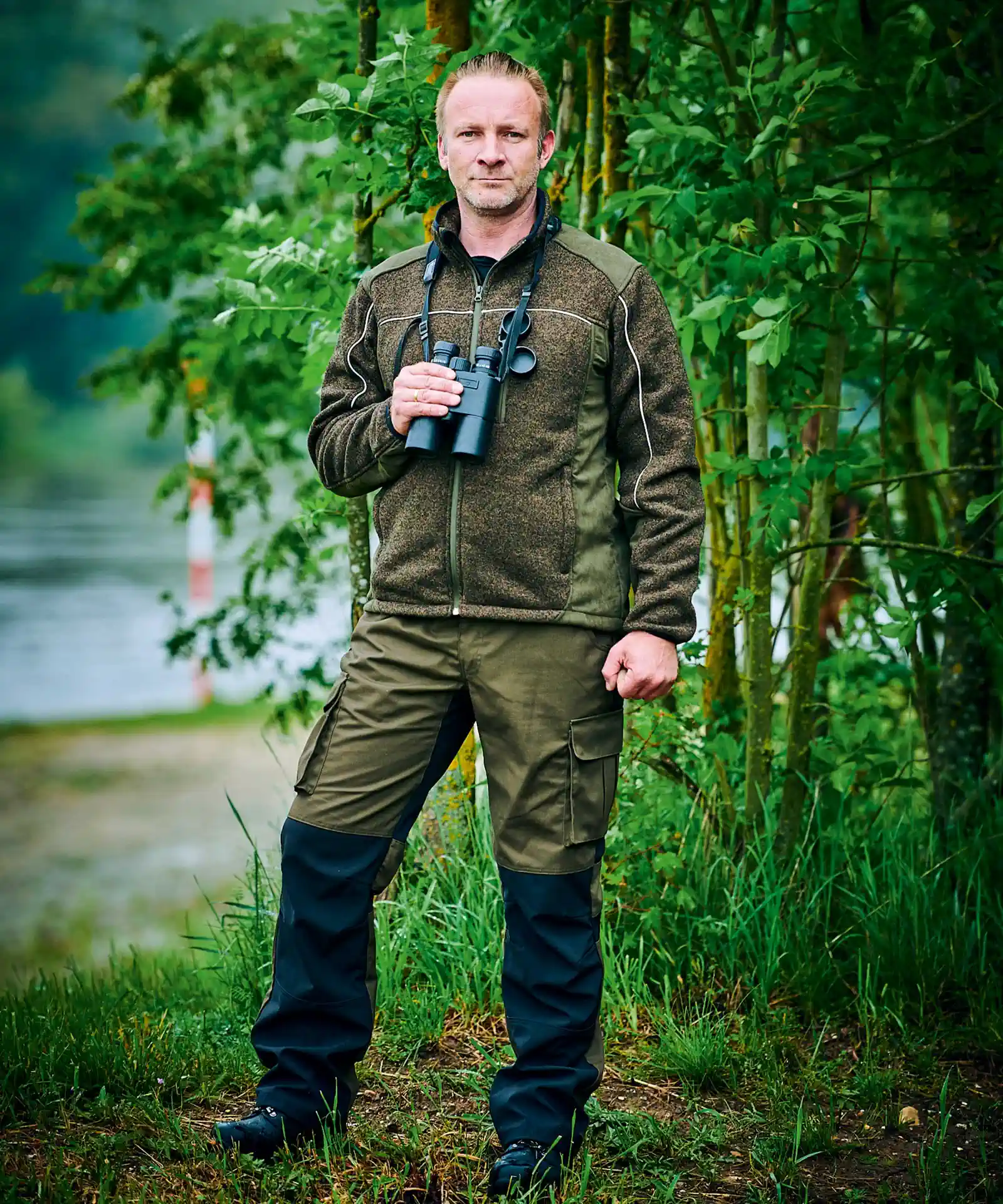 Scheibler Jäger-Strickjacke Ahorn