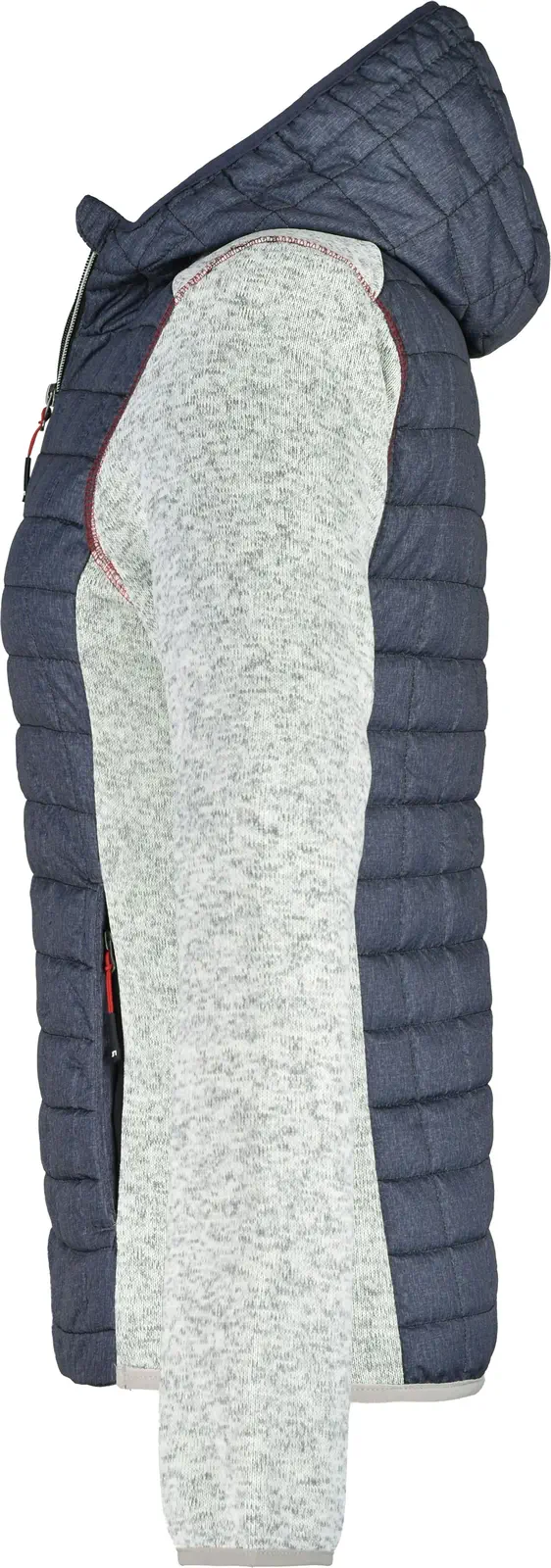 James & Nicholson Ladies Knitted Hybrid Jacket