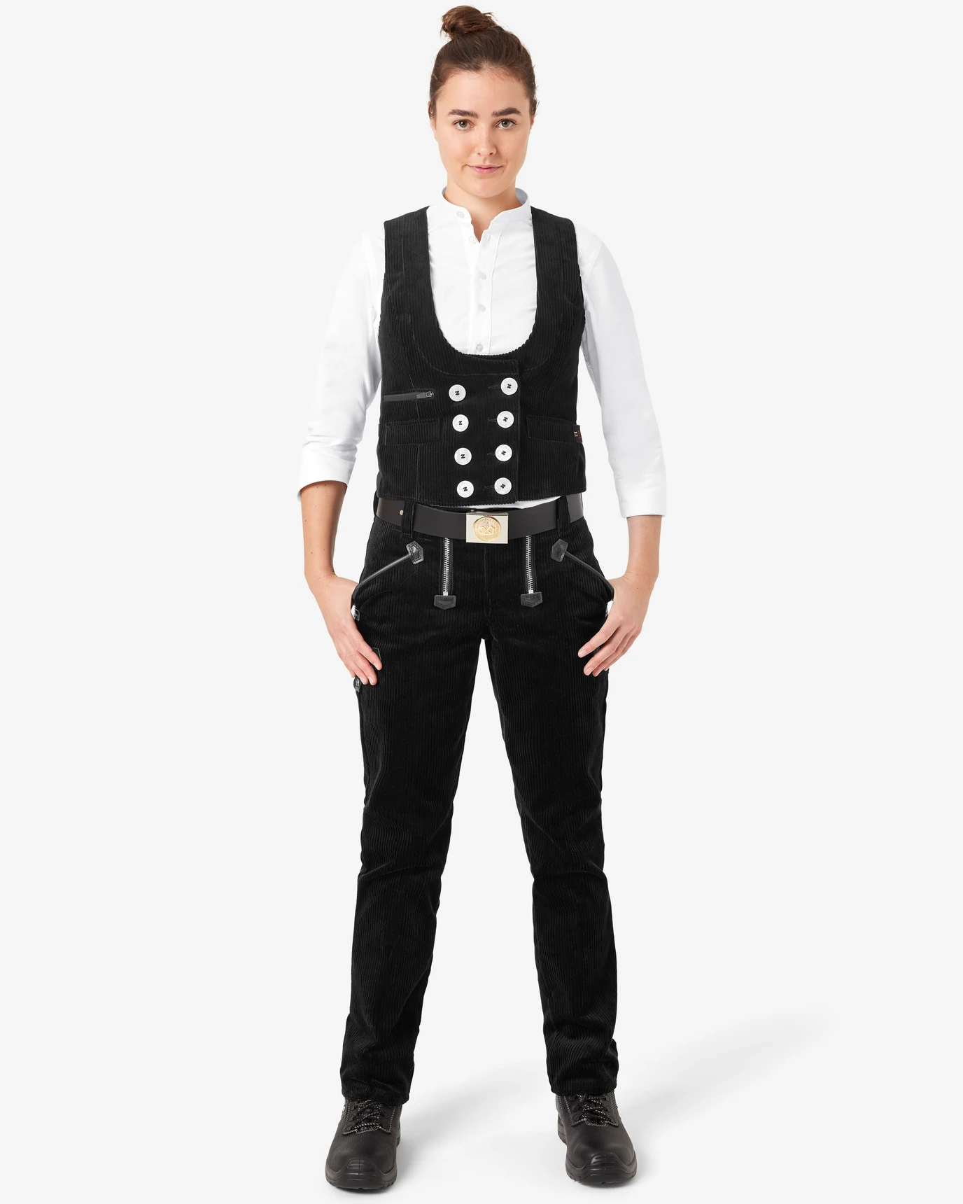FHB-50003-maria-zunfthose-trenkercord-schwarz-model-4 FHB Zunfthose MARIA Trenkercord
