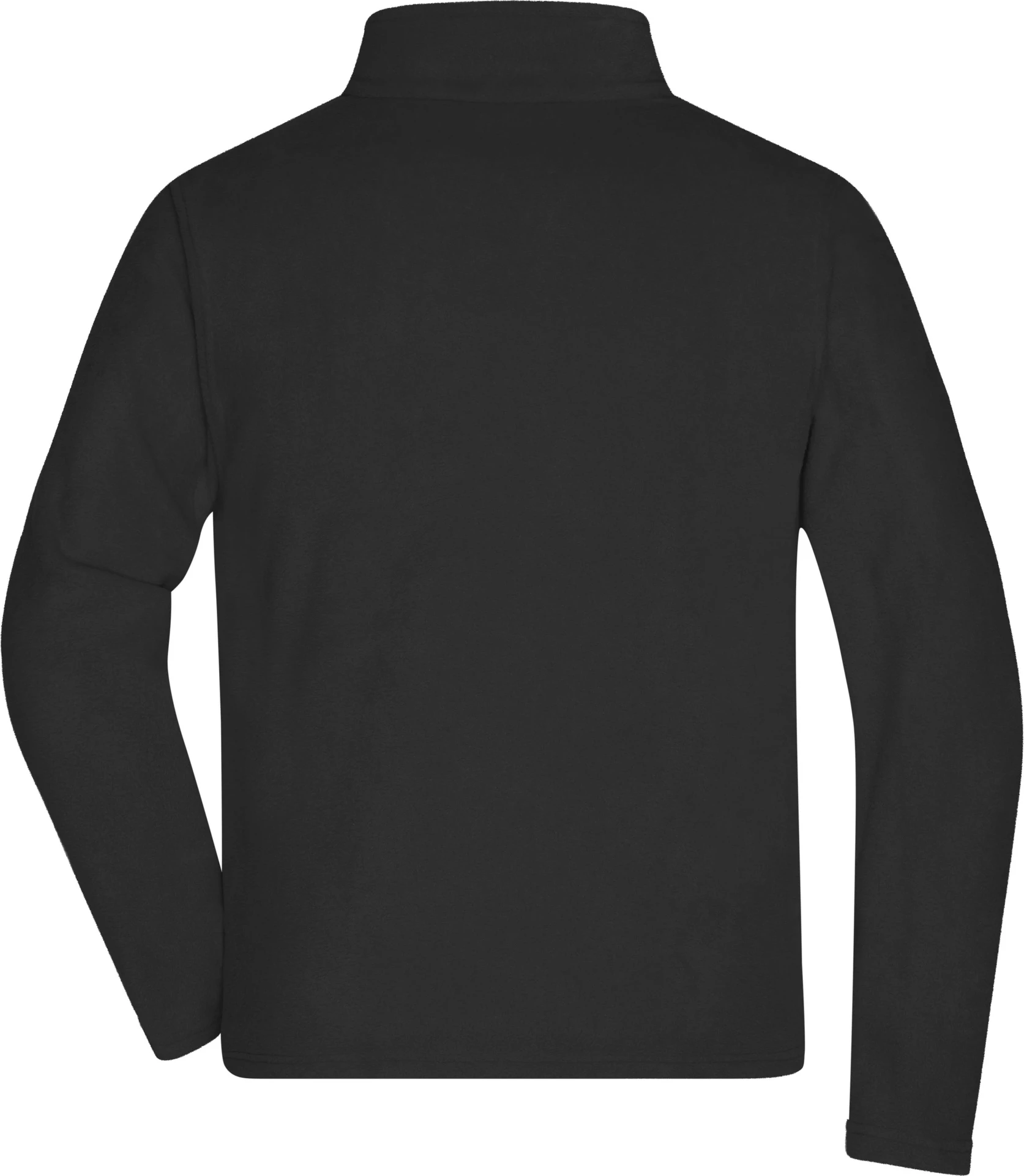 jn782-mens-fleece-jacket-black-back-5 James & Nicholson Men's Fleecejacket