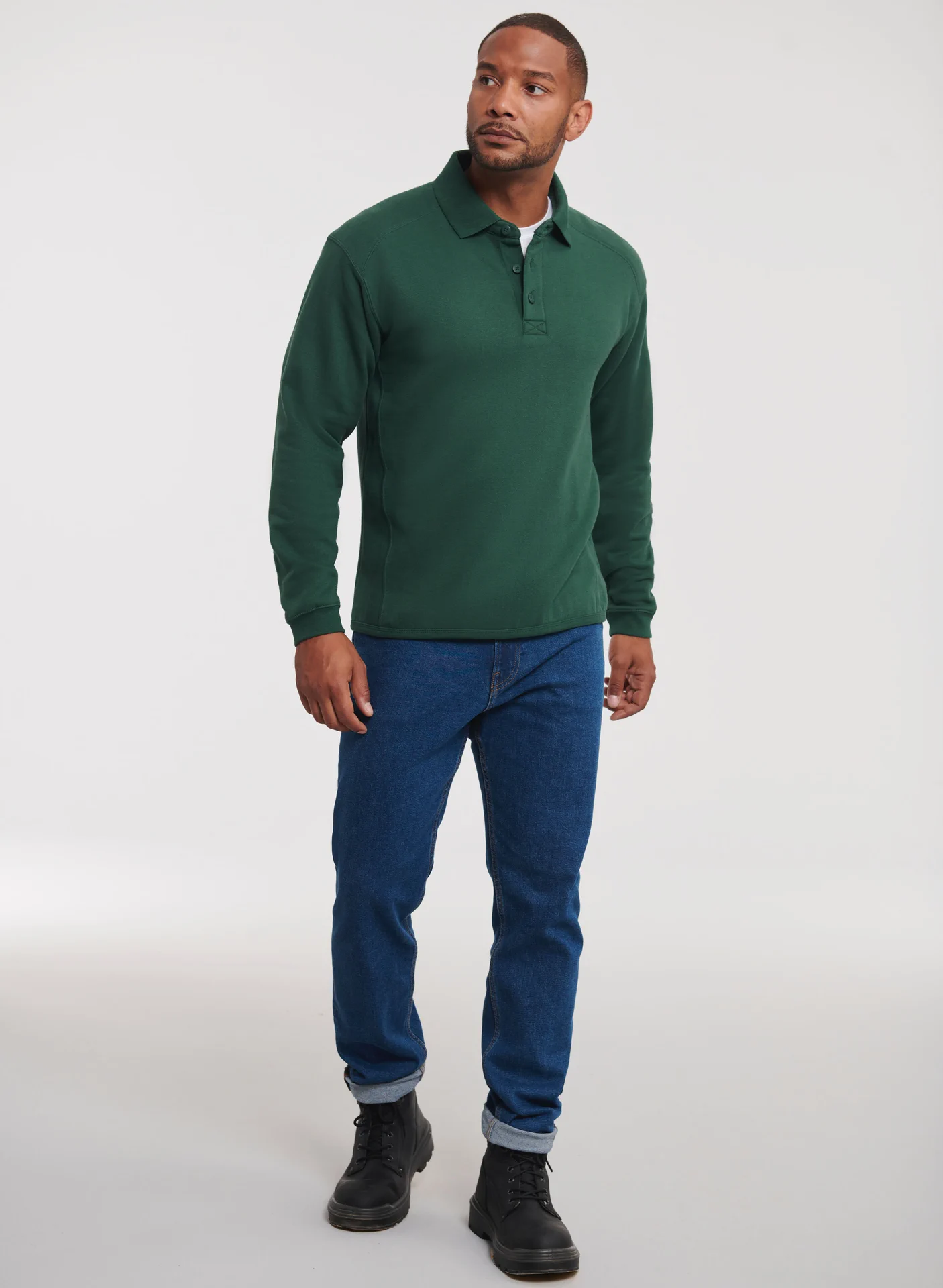 Russell Heavy Duty Workwear Collar Sweatshirt