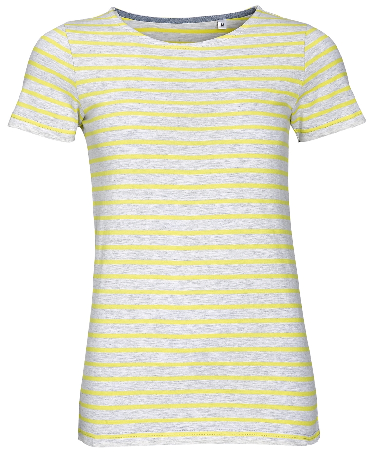 SOL'S Women`s Round Neck Striped T-Shirt Miles