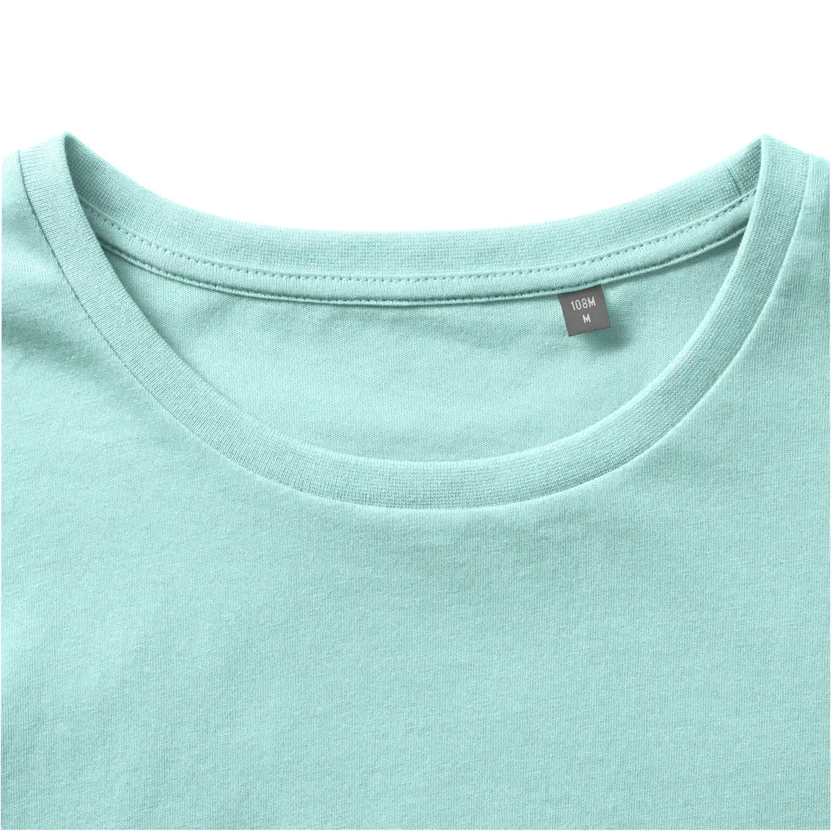 russell-r108m-mens-pure-organic-t-shirt-aqua-detail-7 Russell Men's Authentic Tee Pure Organic