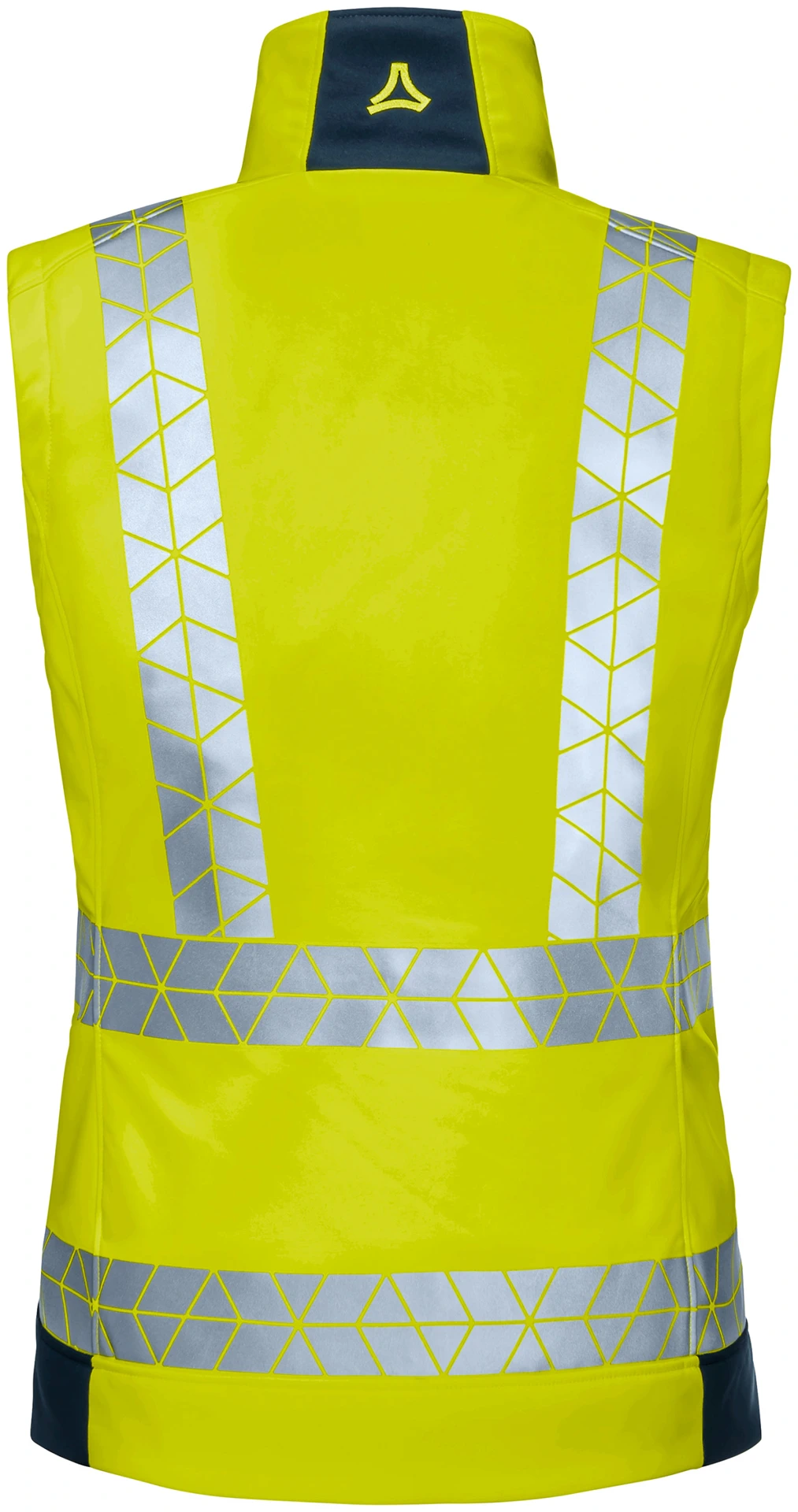schoeffel-pro-7725-leuchtkegel-weste-winter-warnschutz-damen-warngelb-dunkelblau-3 Schöffel PRO 7725 Damen LEUCHTKEGEL WINTER Warnschutz Softshell Weste