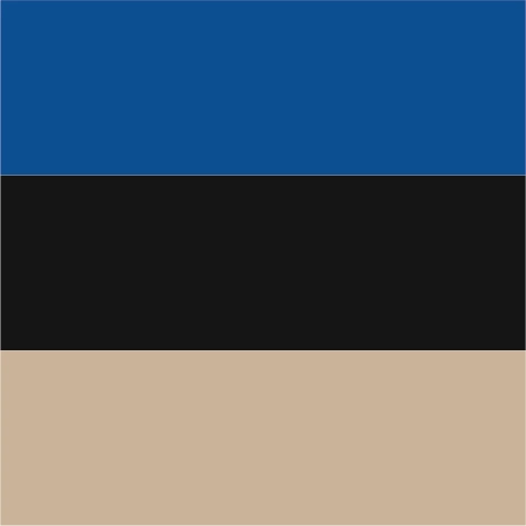 blue/black/sand