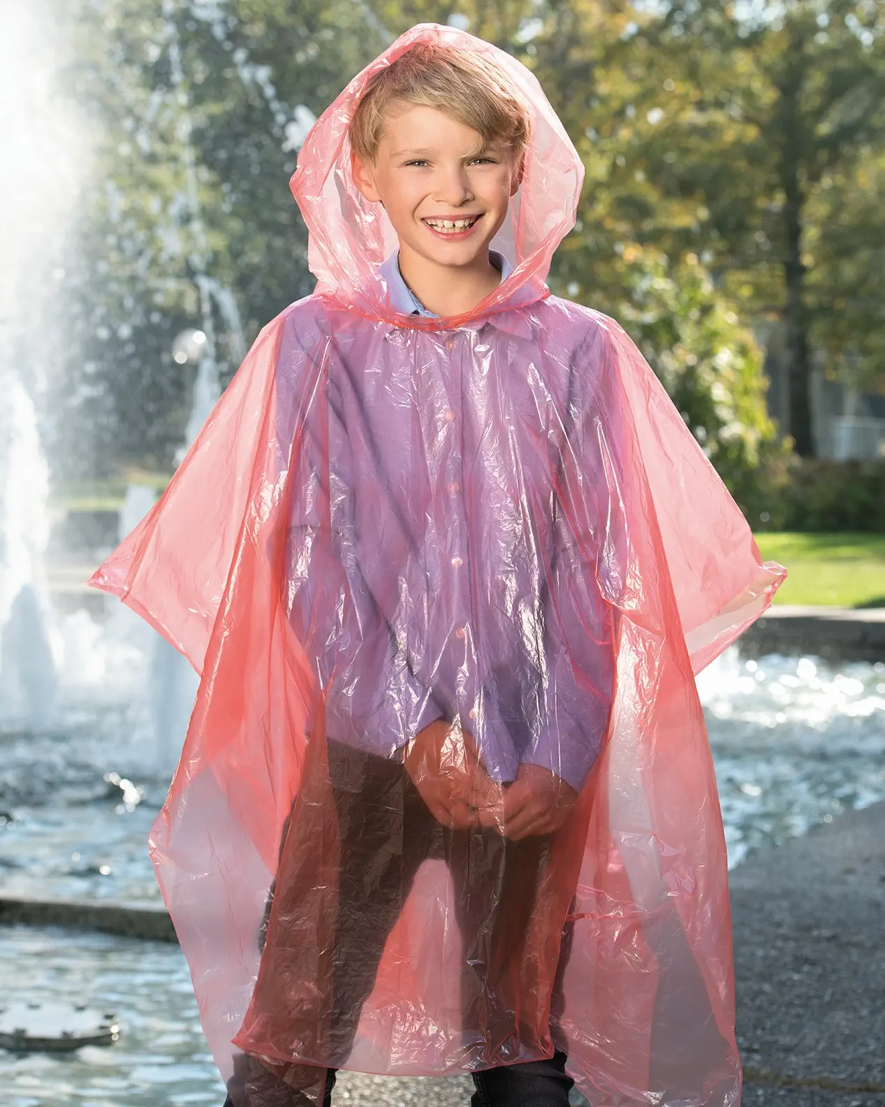 korntex-poncho-raining-poncho-sumatra-for-kids-and-adults-maroon-model-0 Korntex Disposable Raining Poncho Sumatra
