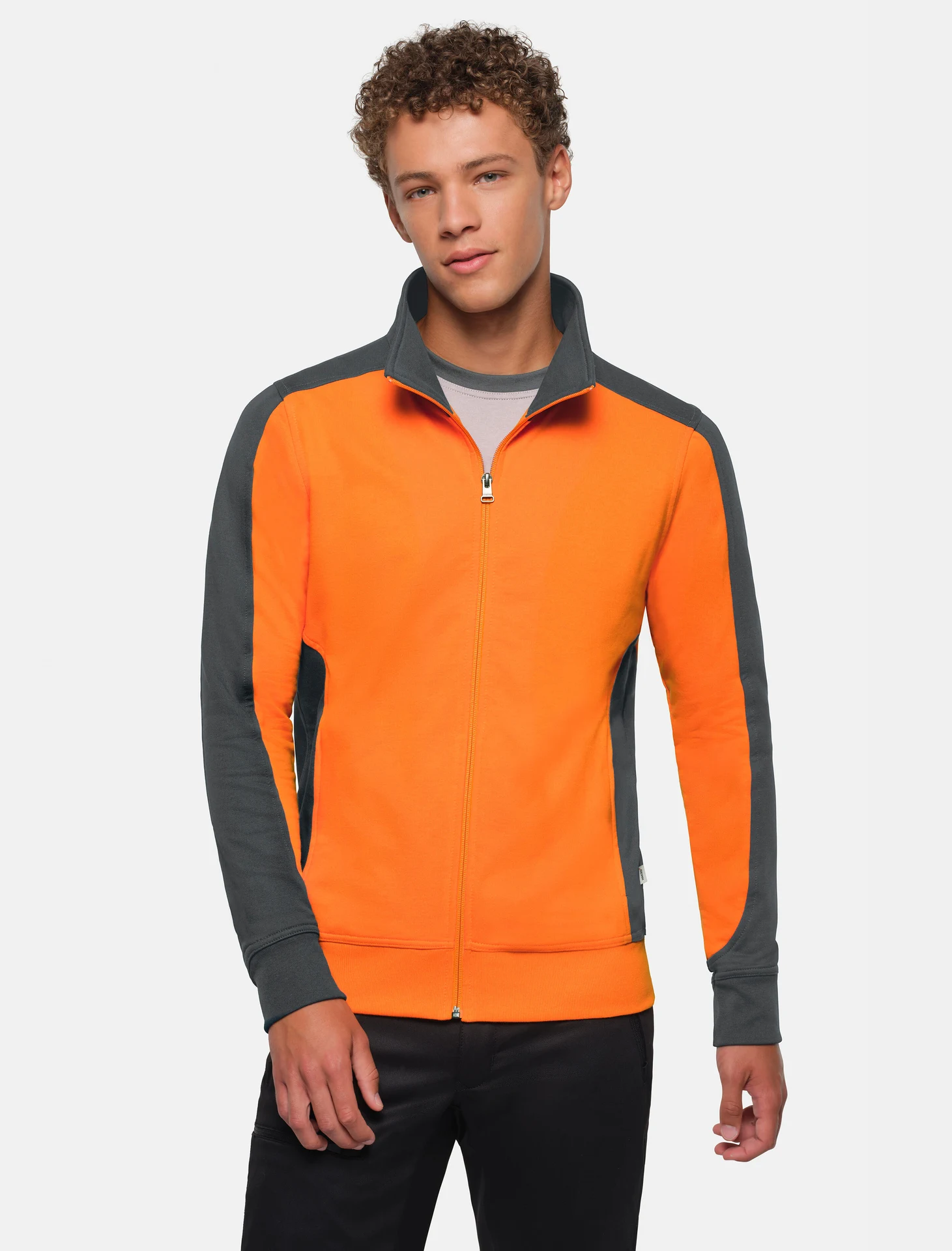 HAKRO Sweatjacke 477 Contrast Mikralinar®