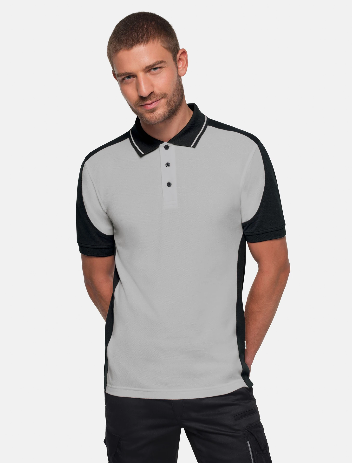 HAKRO Poloshirt 539 Contrast MIKRALINAR® ECO