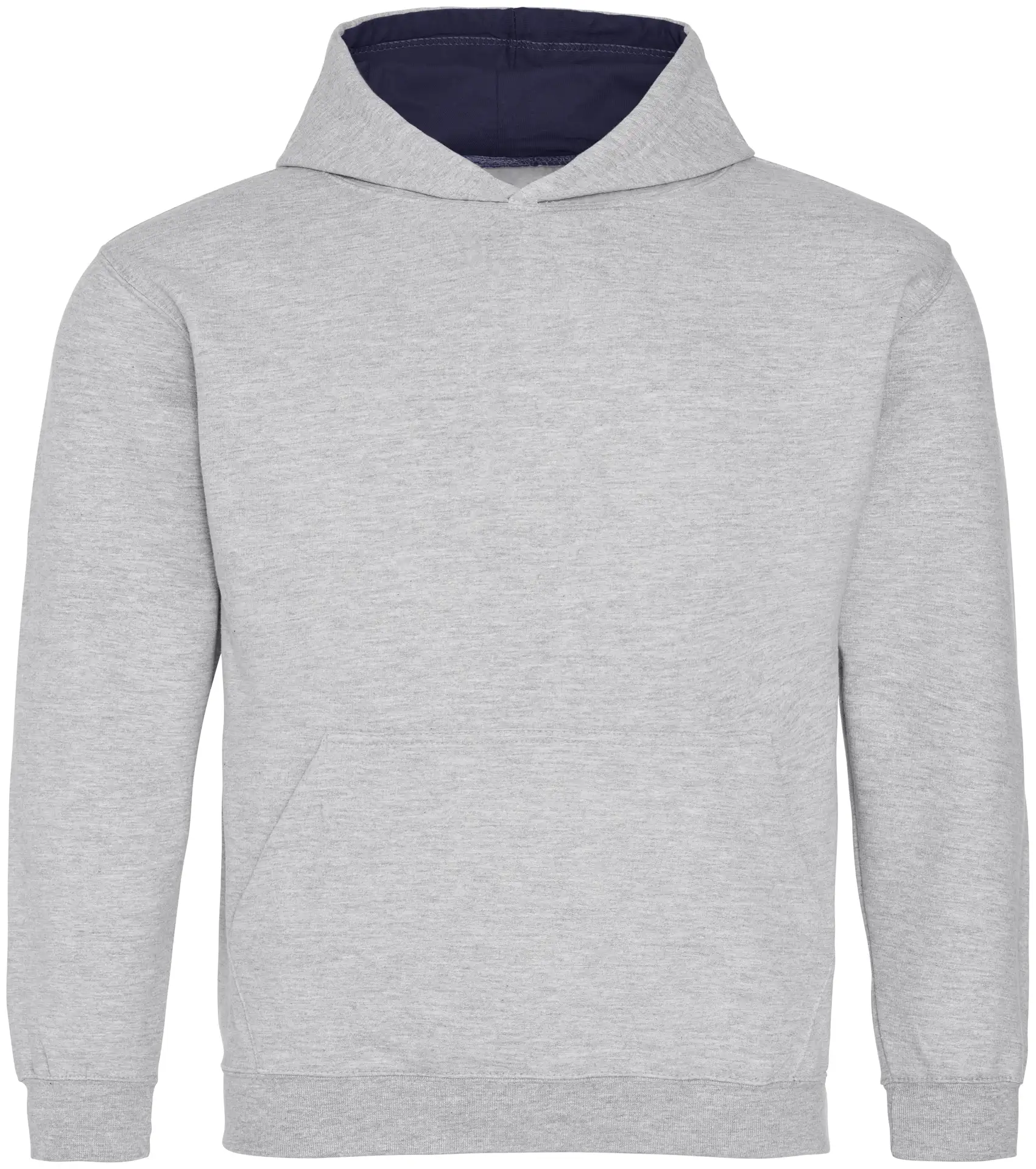 justhoods-jh003j-kids-varsity-hoodie-heathergrey-frenchnavy-front-1 Just Hoods Kids Varsity Hoodie