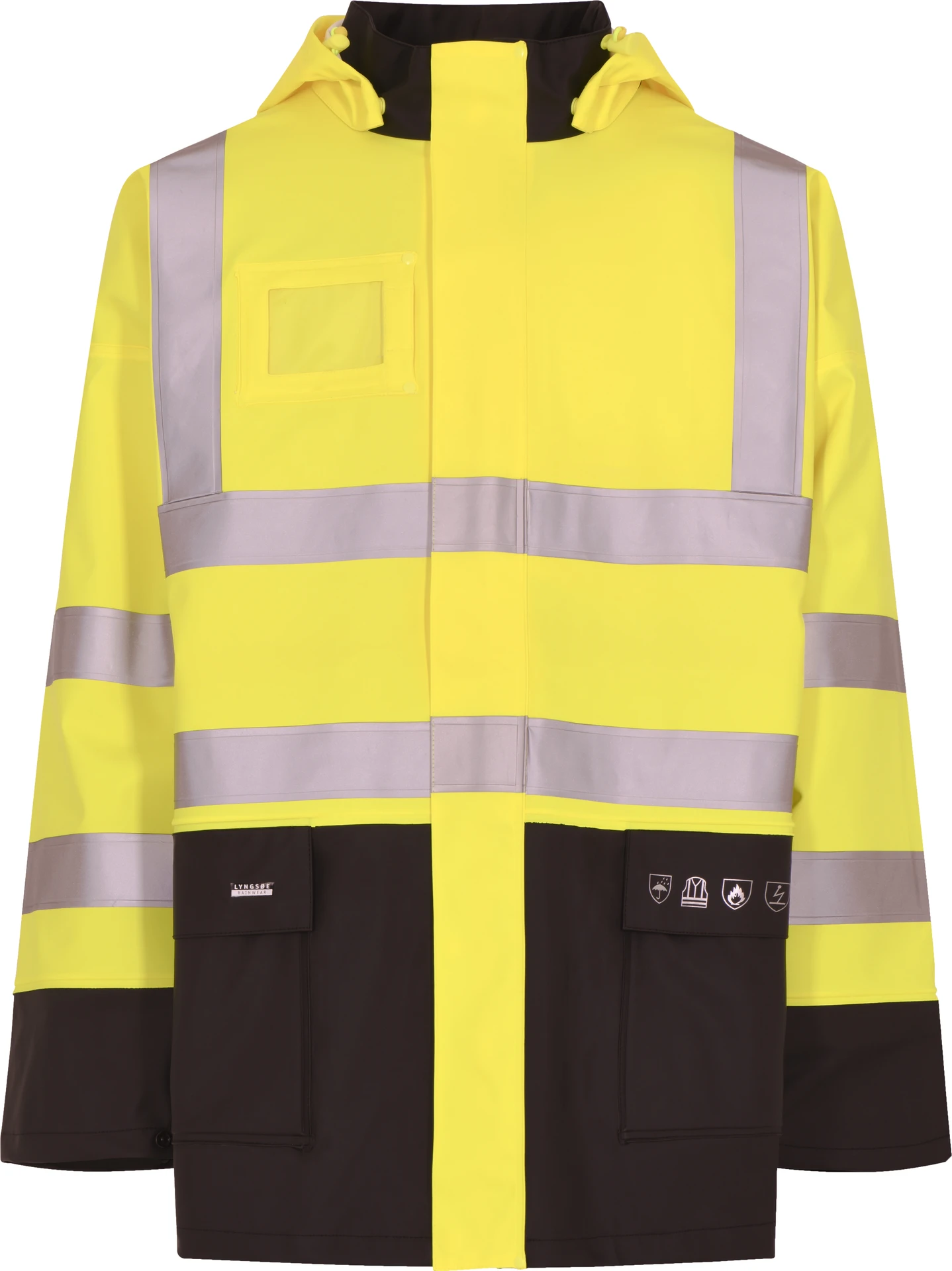 Lyngsøe FR-LR5025 Damen Flammhemmende Hi-Vis Regenjacke
