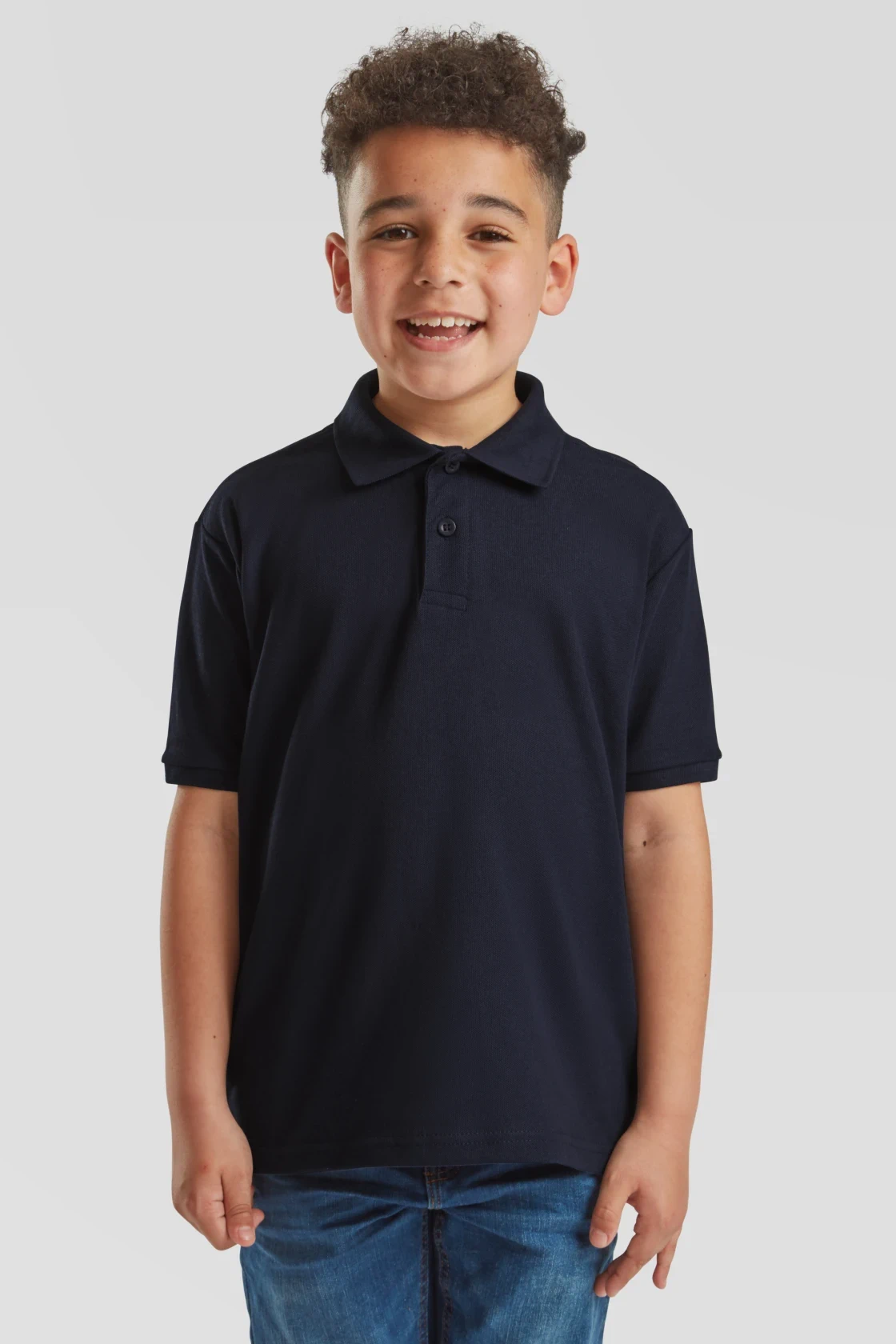 fruit-of-the-loom-63-417-0-kids-65-35-poloshirt-deepnavy-model-0 F.O.L. 65/35 Polo Kids