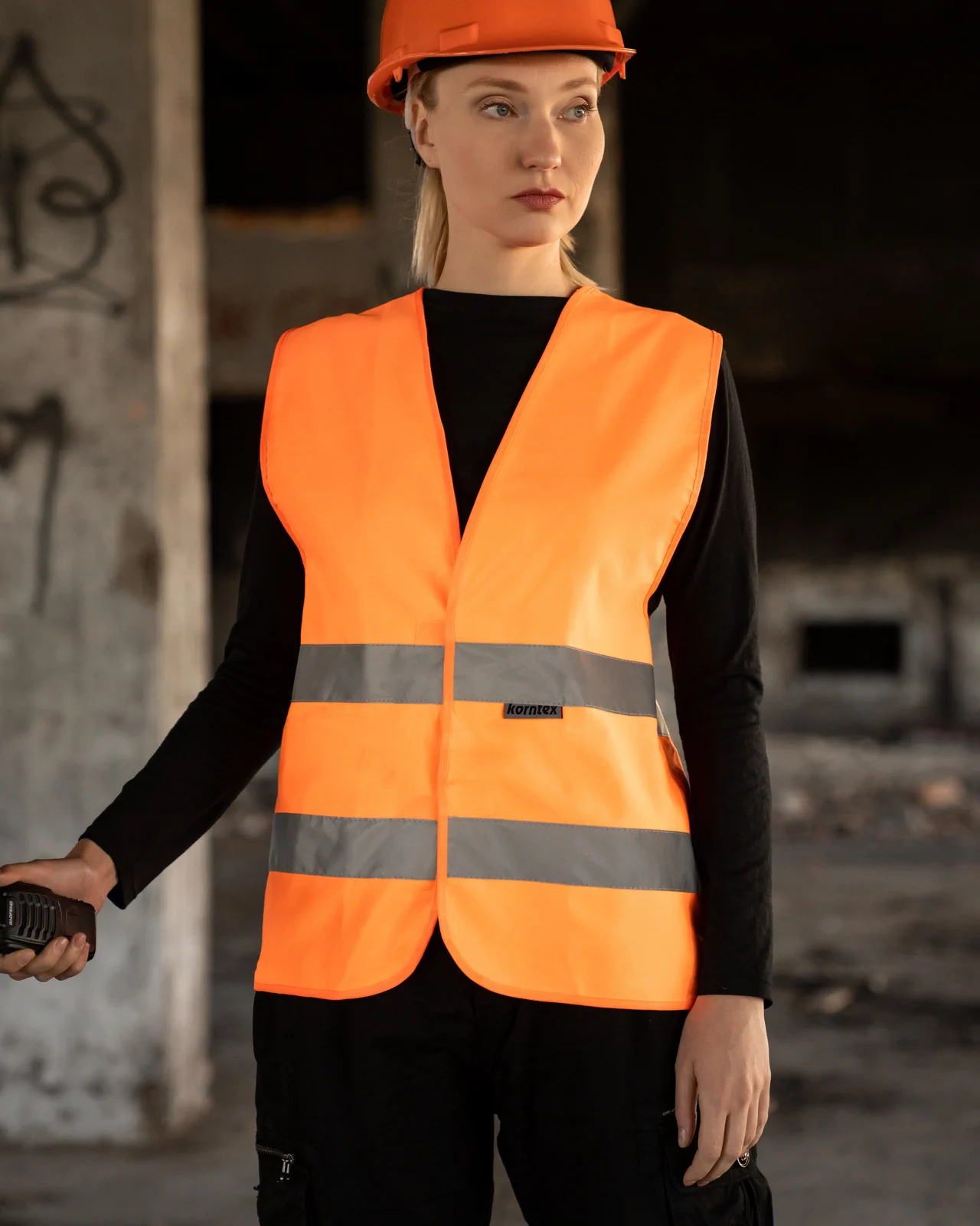 korntex-kxbm-robust-hi-vis-safety-vest-goeppingen-signalorange-model-0 Korntex Warnweste Professional