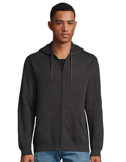 SOL'S Men Hooded Zipped Jacket Seven