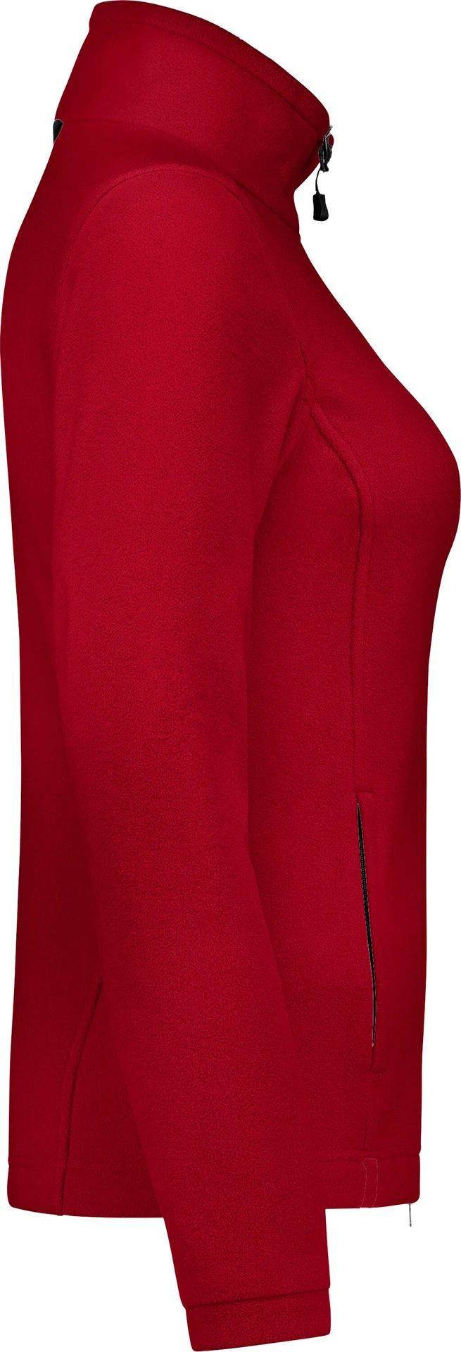hakro-246-damen-fleecejacke-eco-rot-4 HAKRO Damen Fleecejacke ECO 246